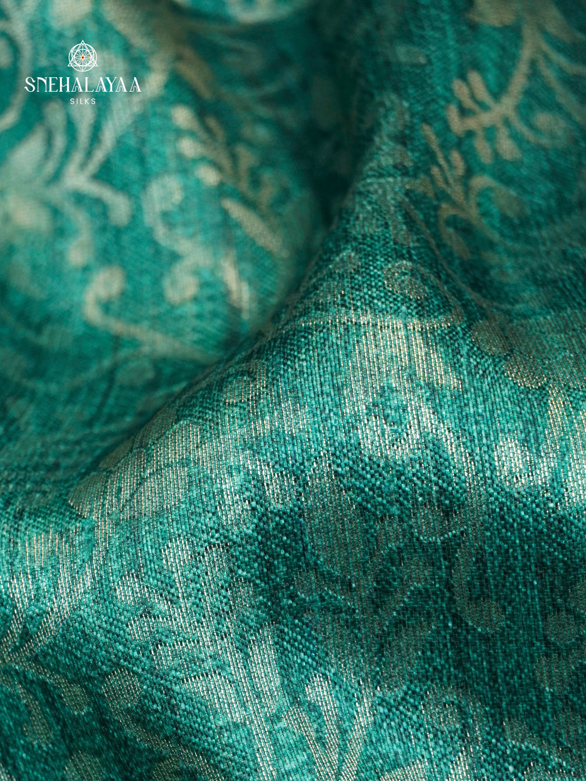 Ice Blue Banaras Saree