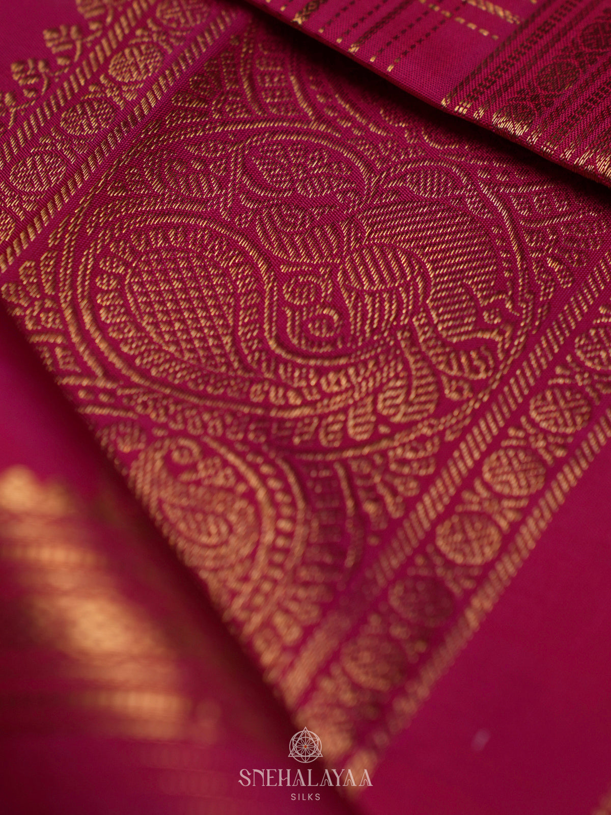 Pink Kanjivaram Silk Saree