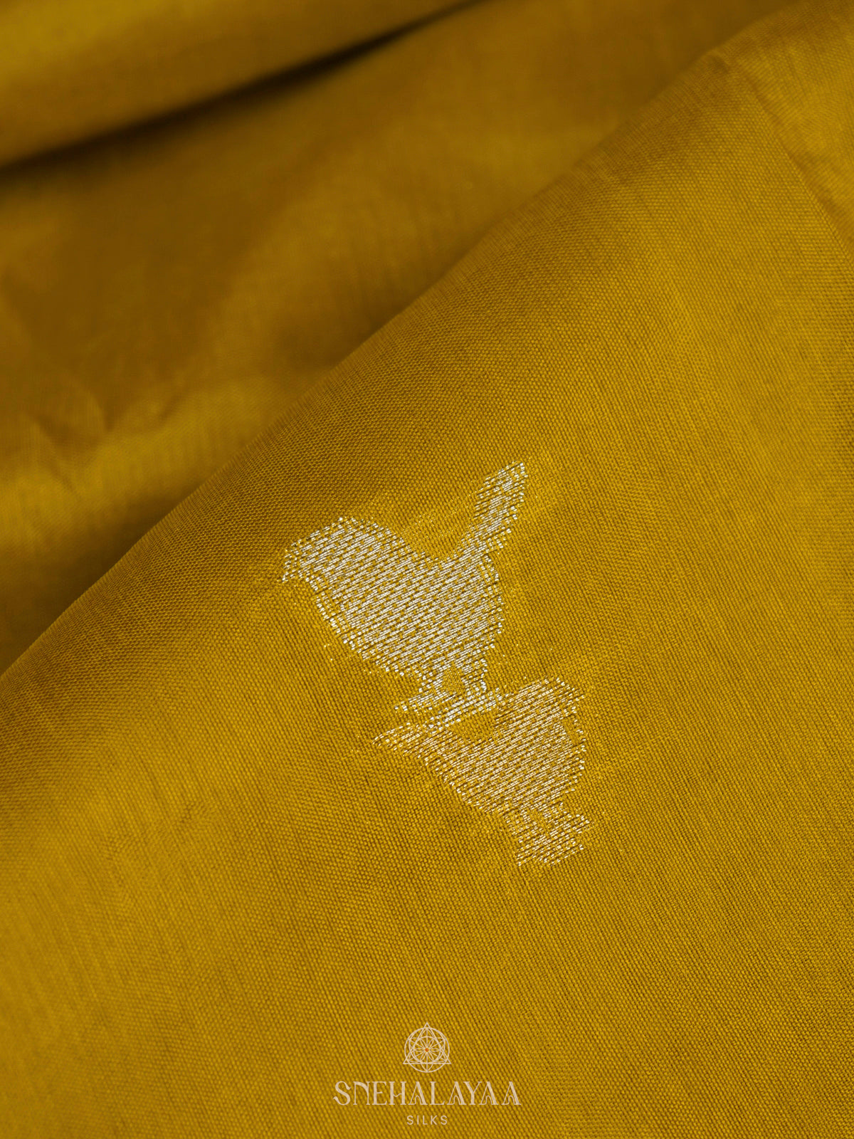 Yellow Banaras Silk Saree