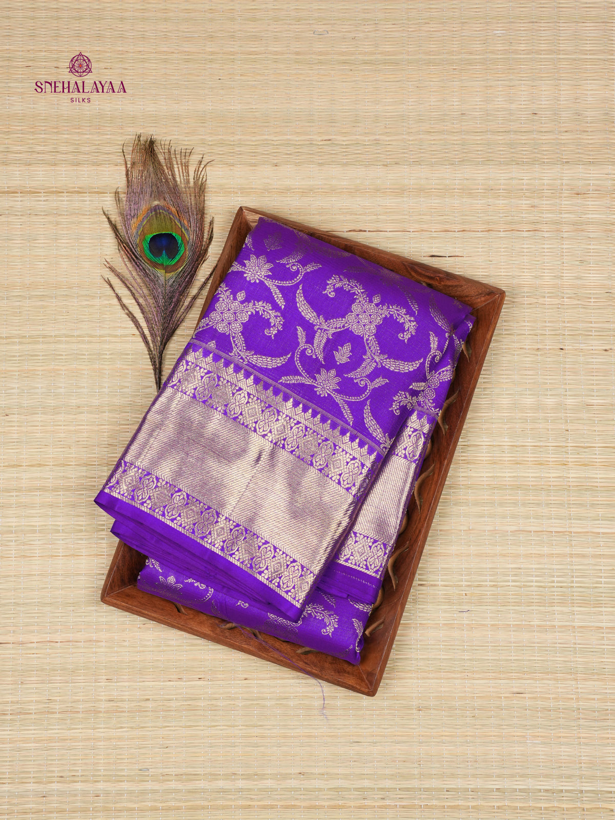 Royal Blue Kanjivaram Silk Saree