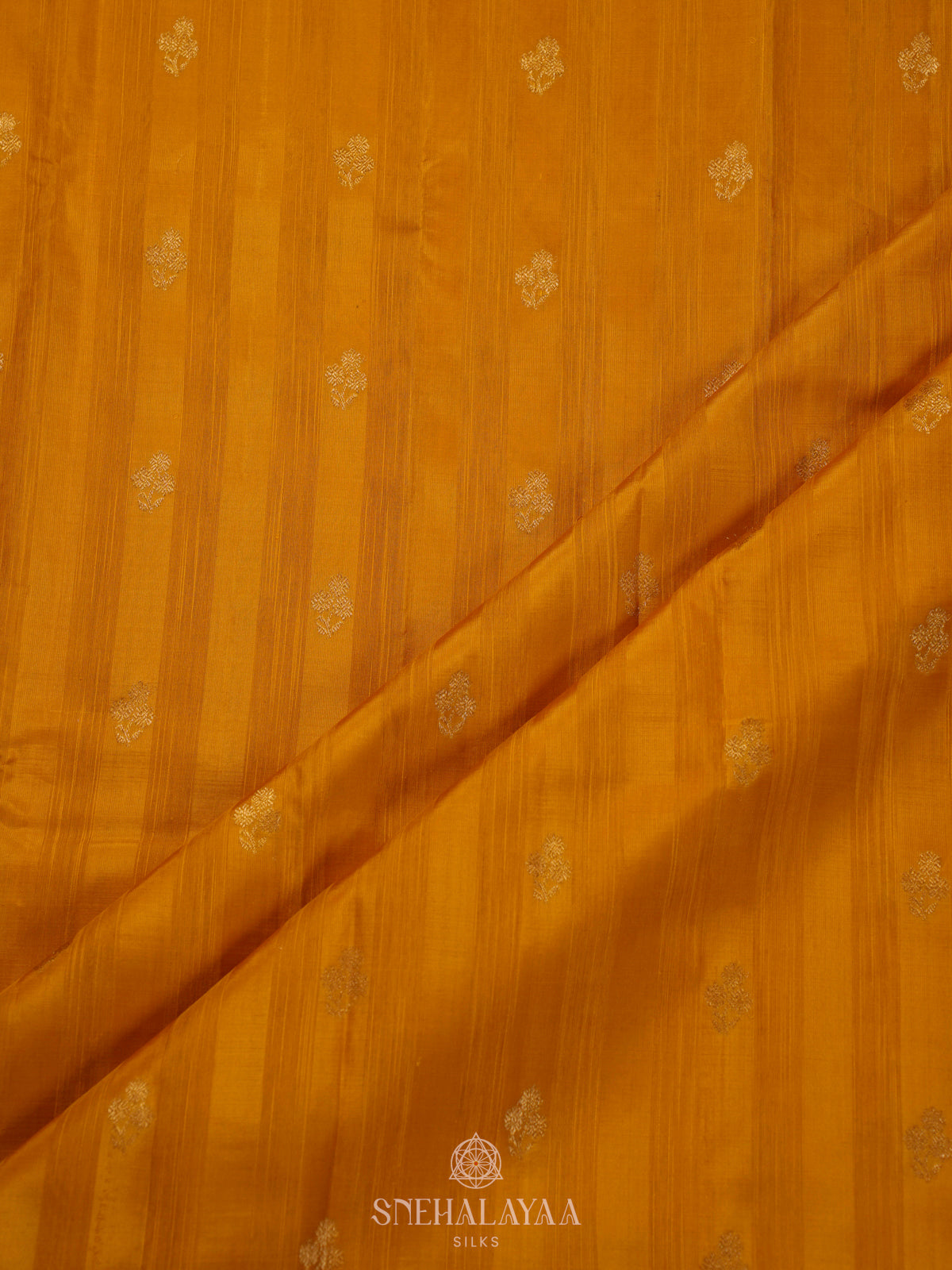 Mango Yellow Kanchi Linen Silk Saree