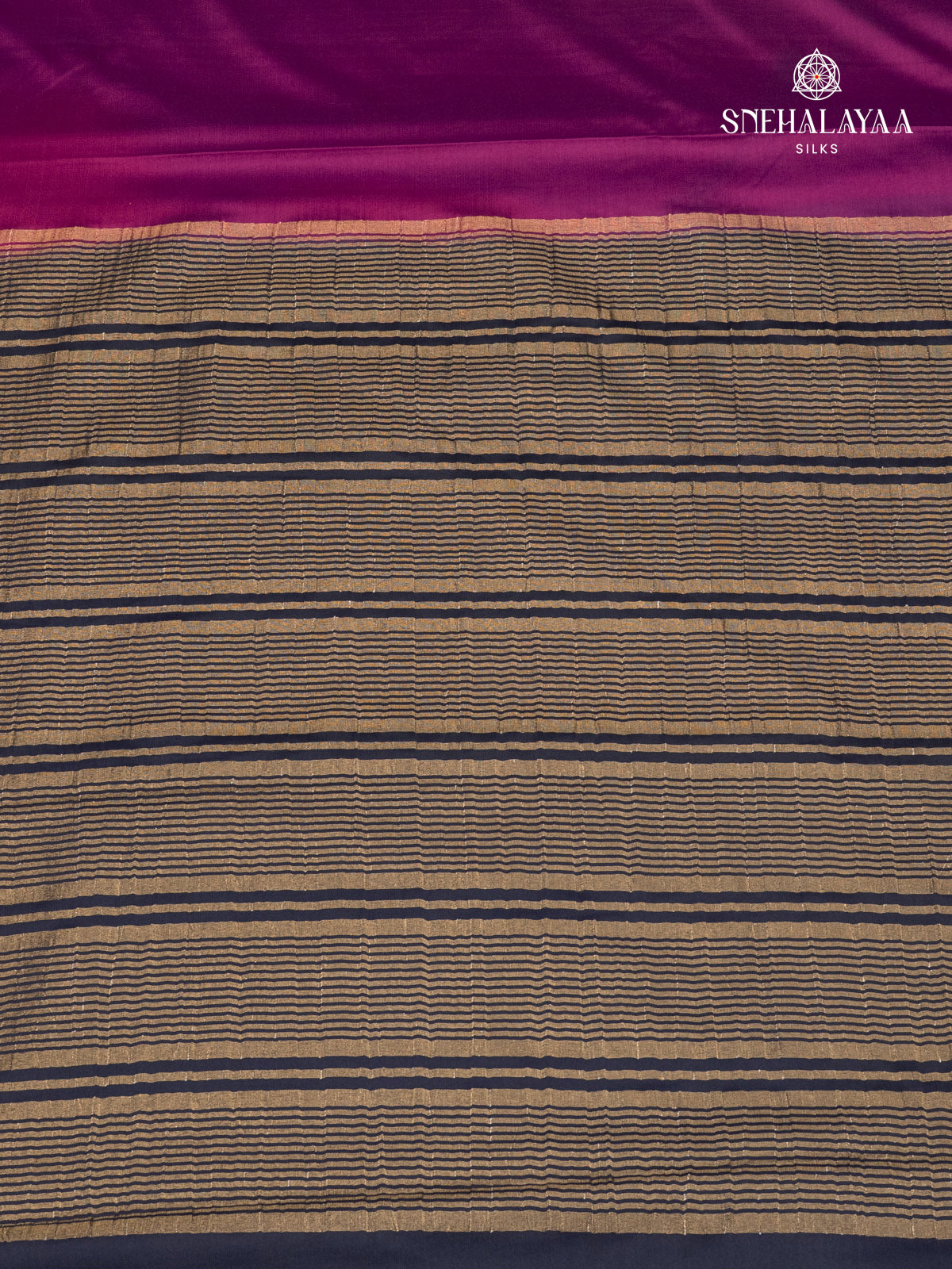 Magenta Mysore Silk Saree