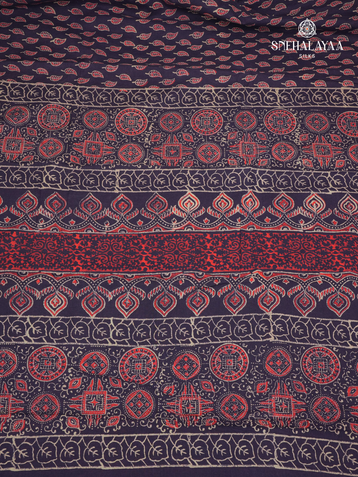 Royal Indigo Jaipur Cotton Saree