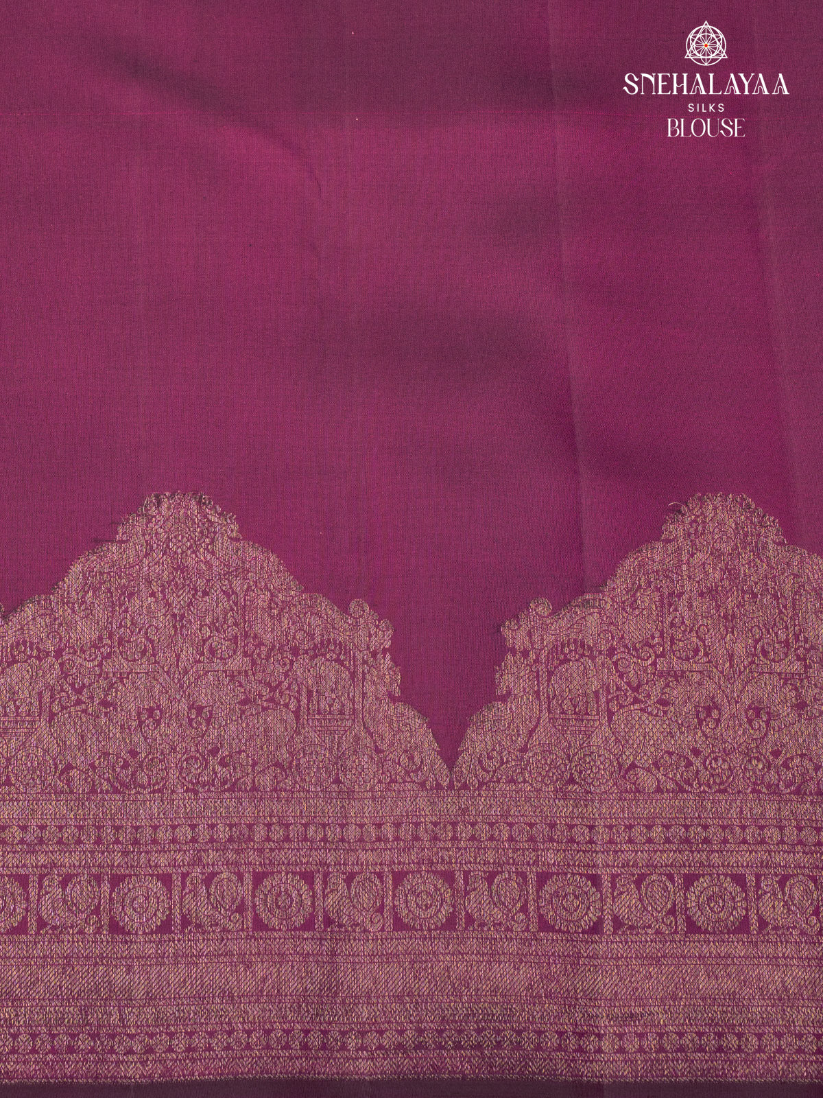 Purple Kanjivaram Silk Saree