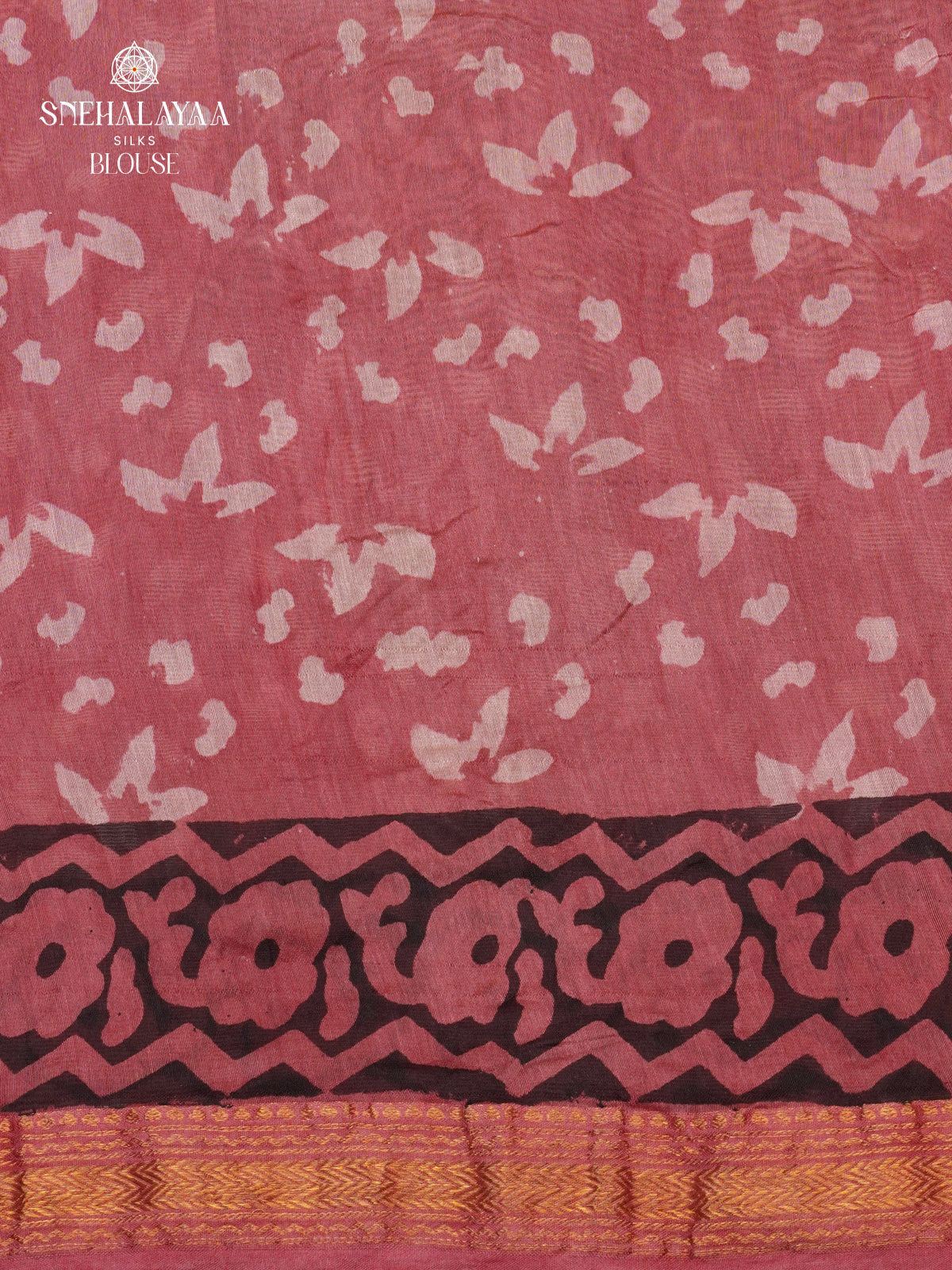 Black Chanderi Saree