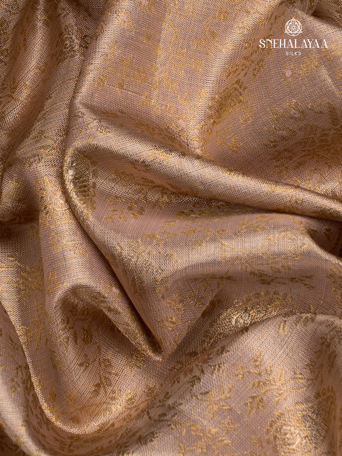 Sandal Kanjivaram Silk Saree
