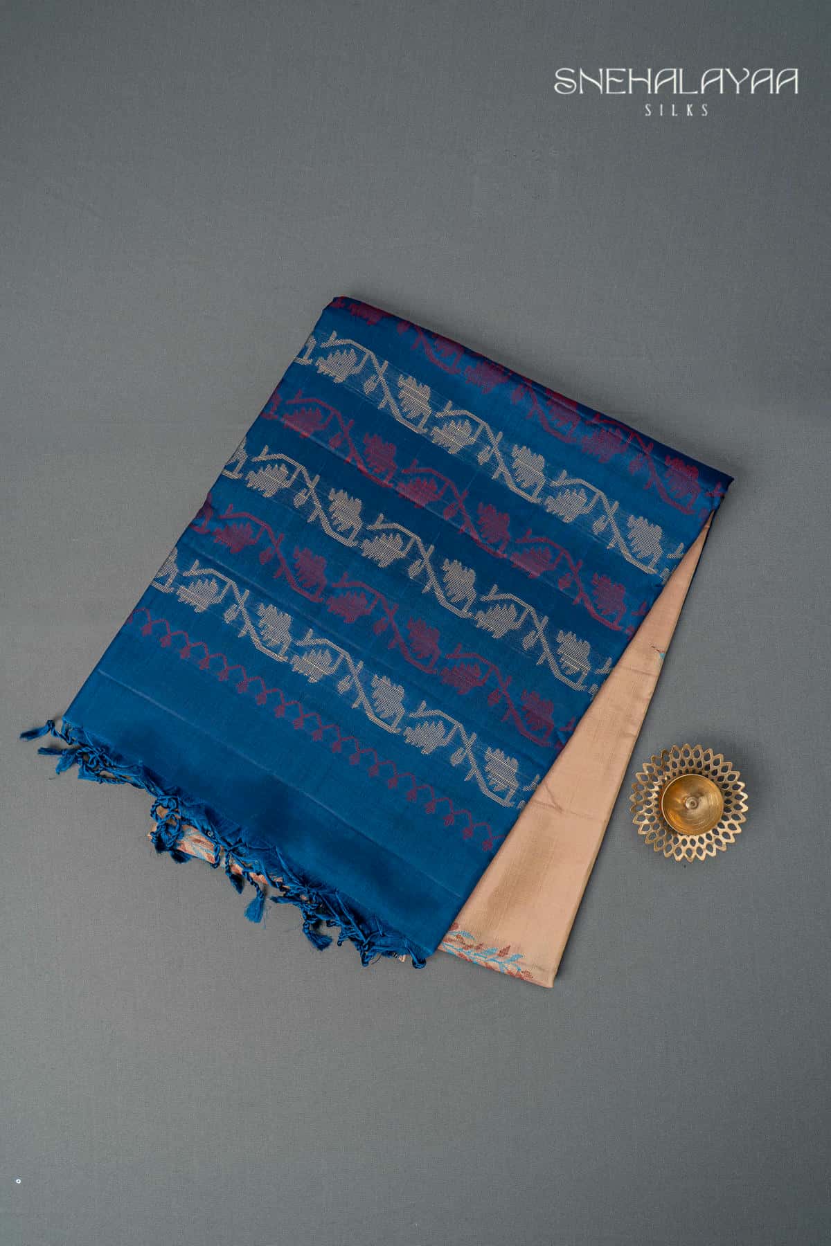 Peach Soft Silk Saree