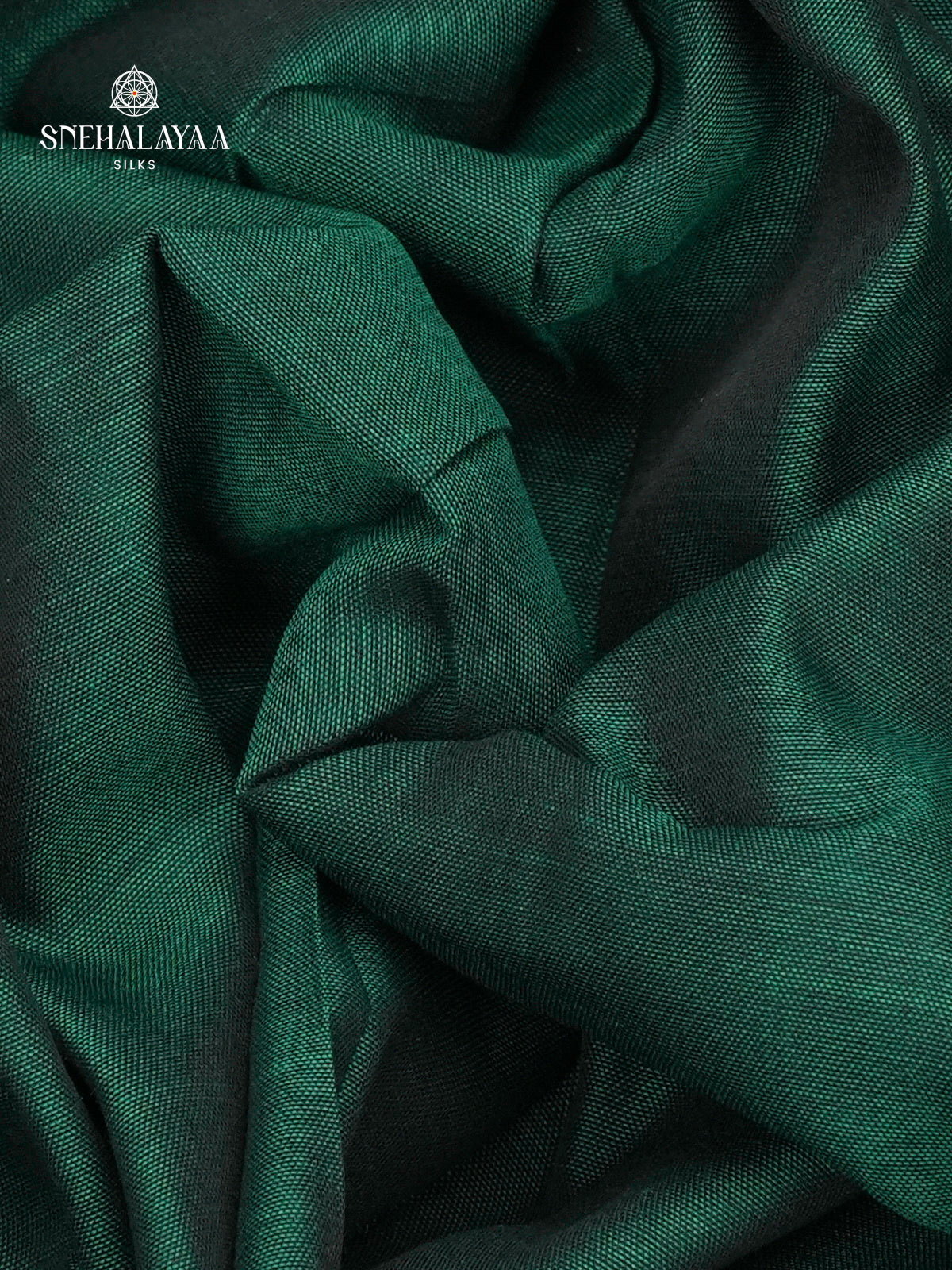 Forest Green Narayanpet Cotton Saree