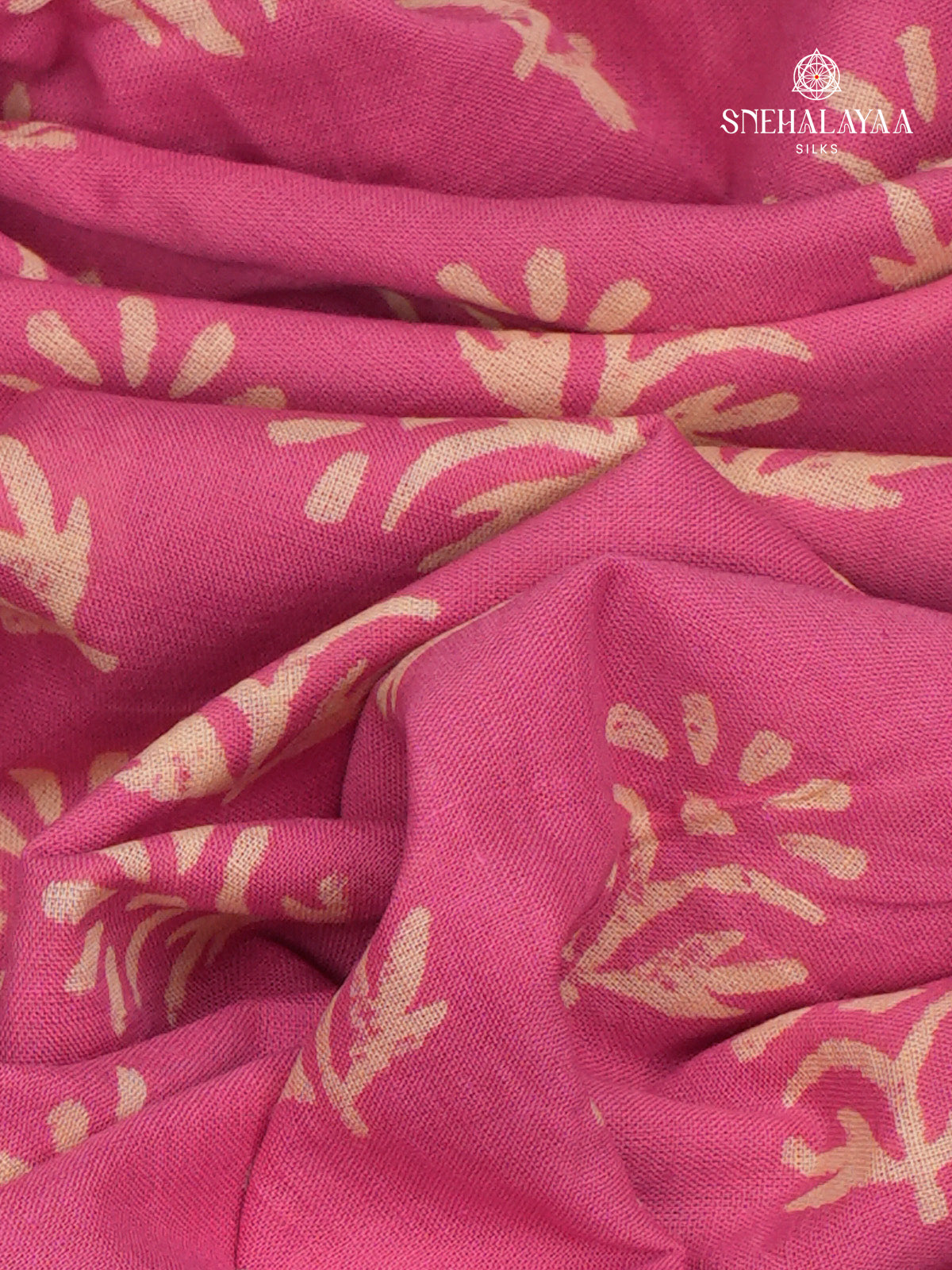 Pink Jaipur Cotton Saree