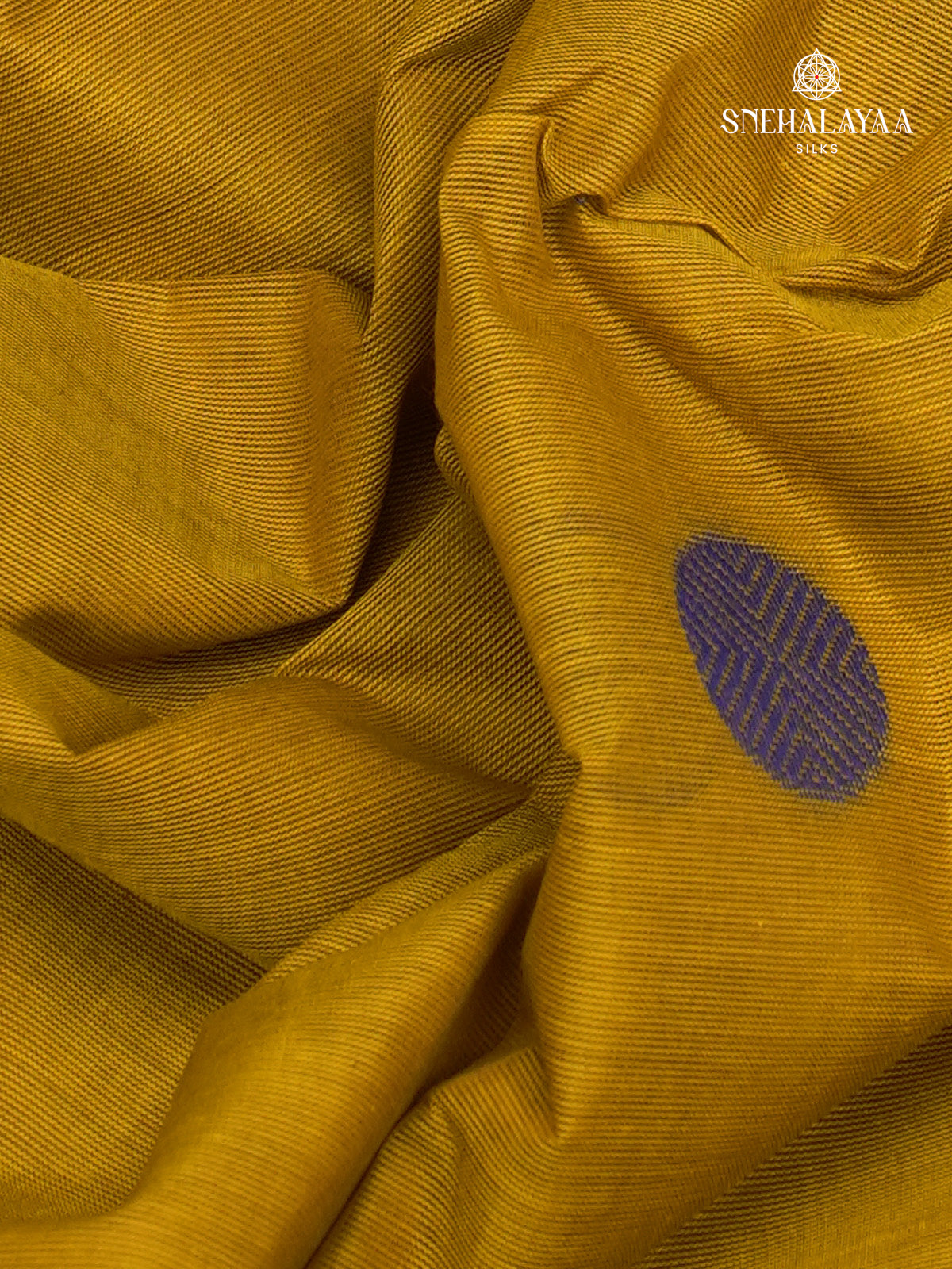 Golden Yellow Kanchi Cotton Saree