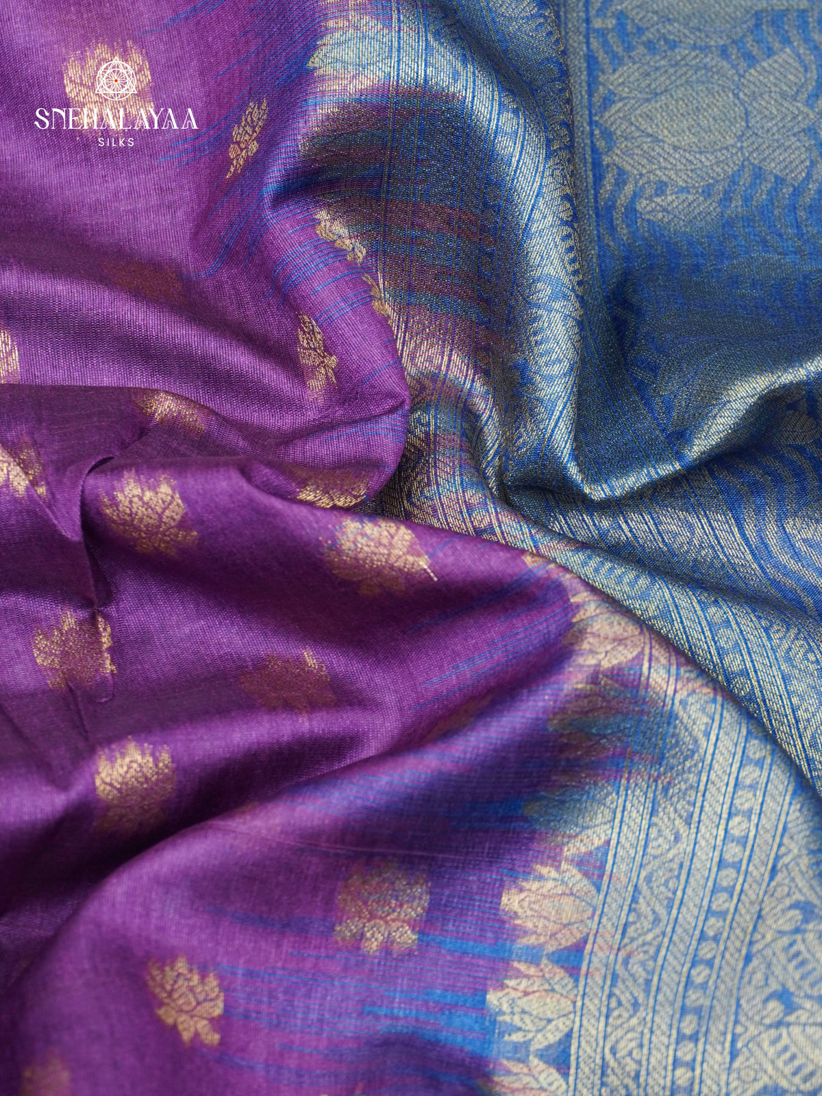 Purple Jute Saree