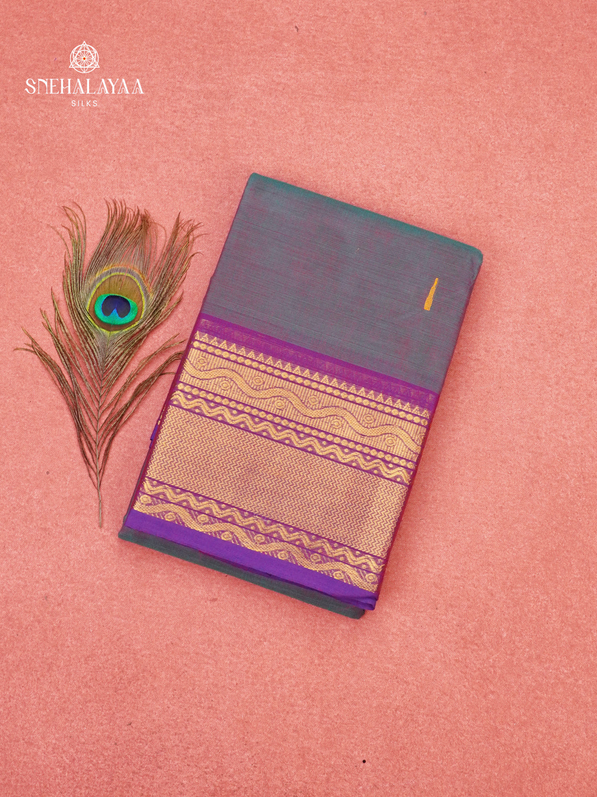 Grey Chettinad Cotton Saree