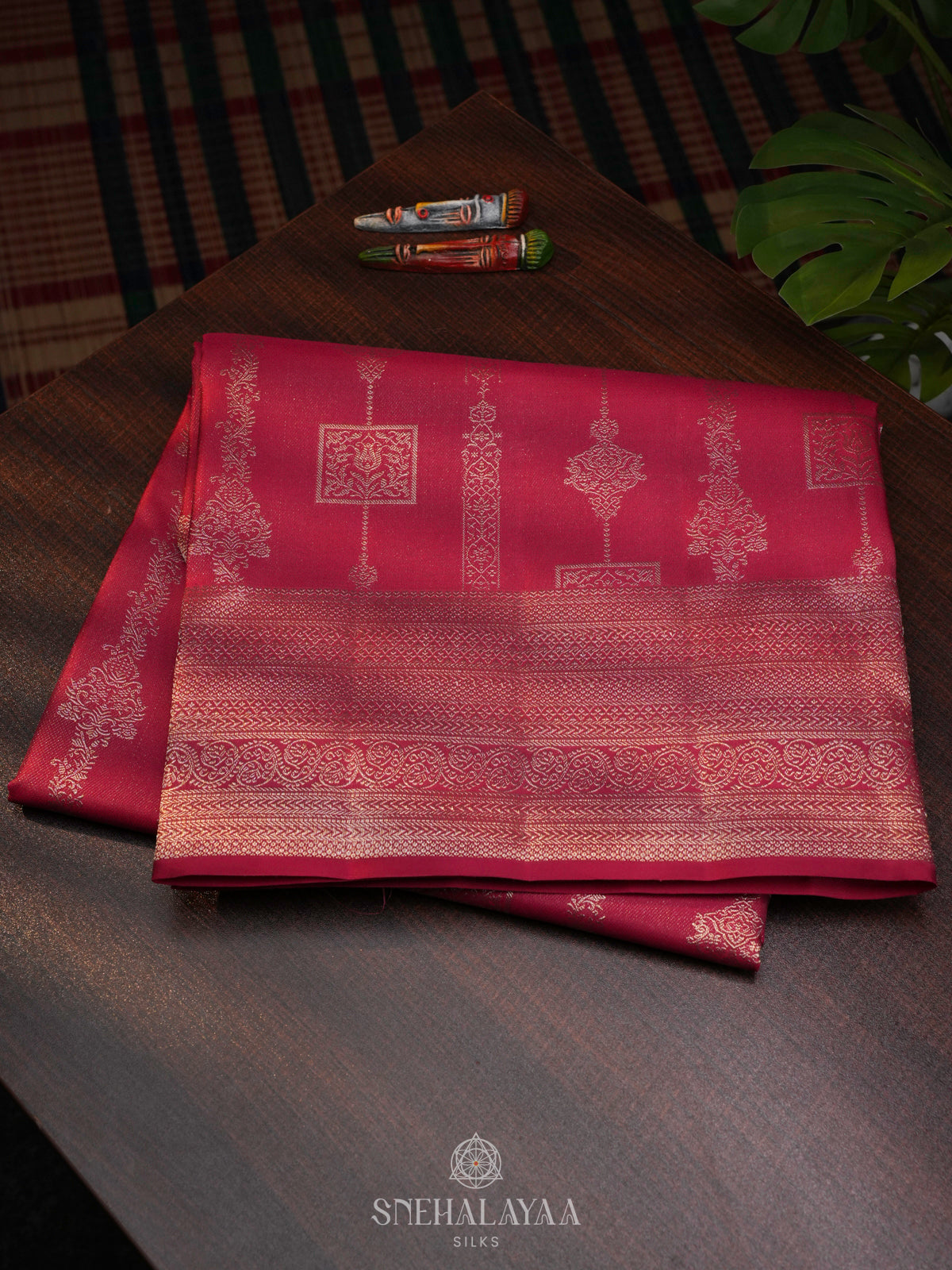 Pink Kanjivaram Silk Saree