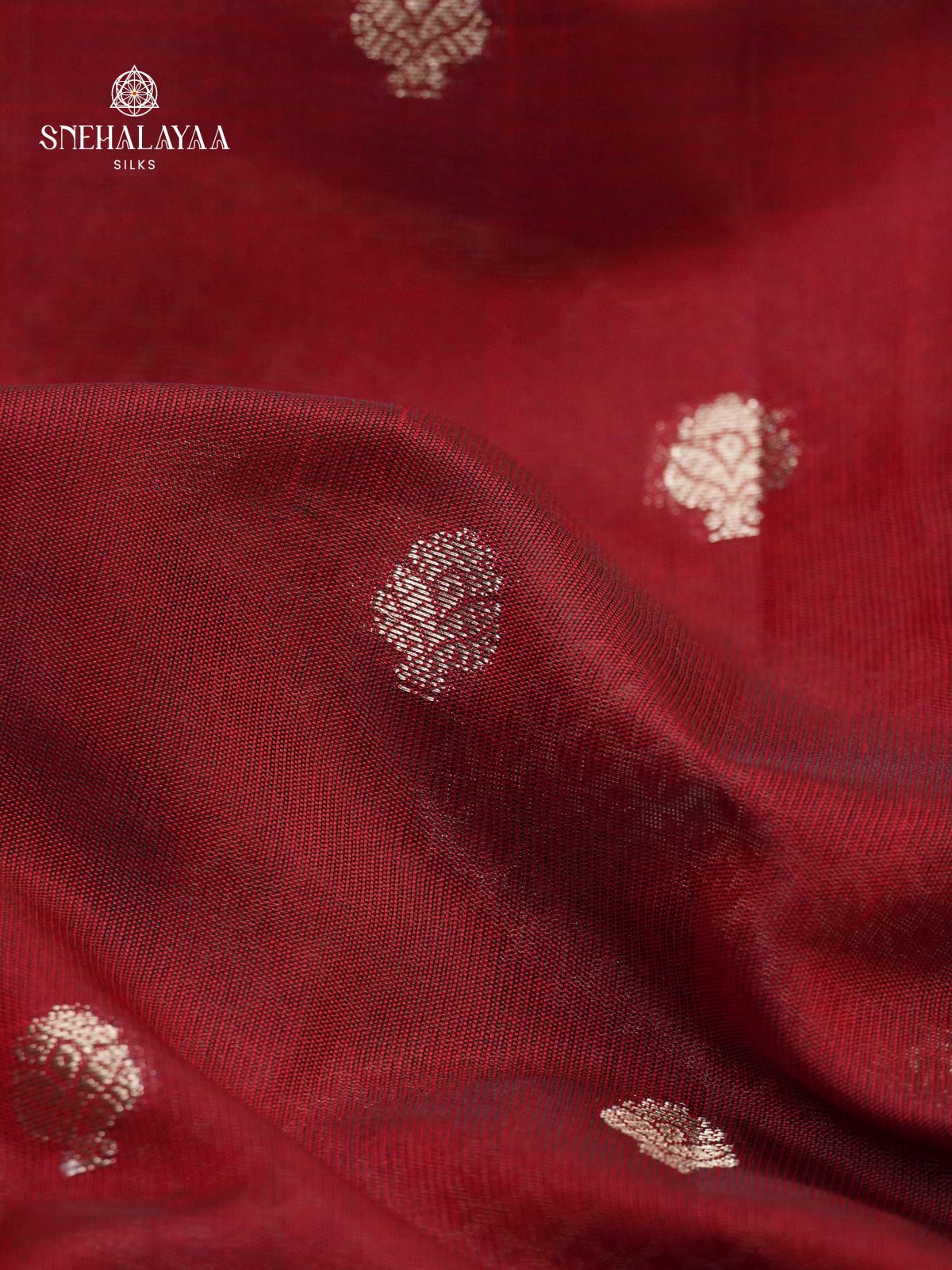 Maroon Banaras Silk Saree