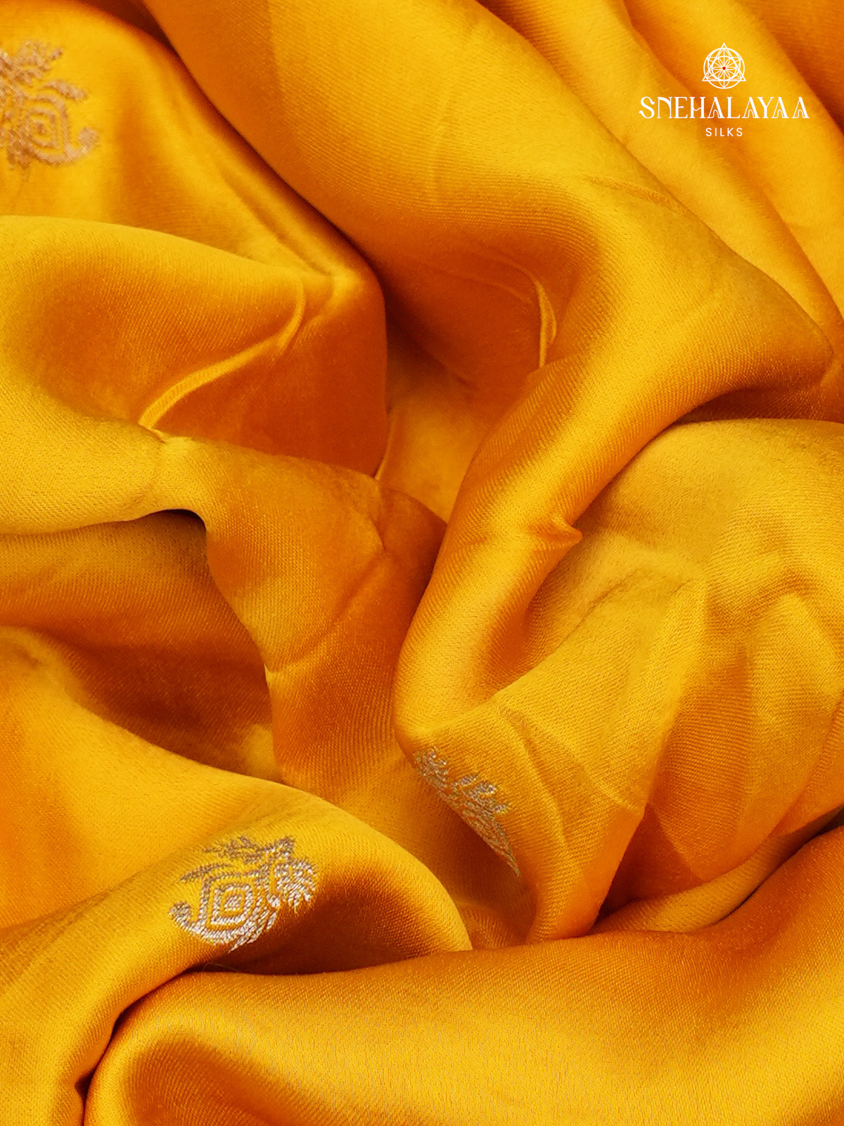 Yellow Banaras Silk Saree