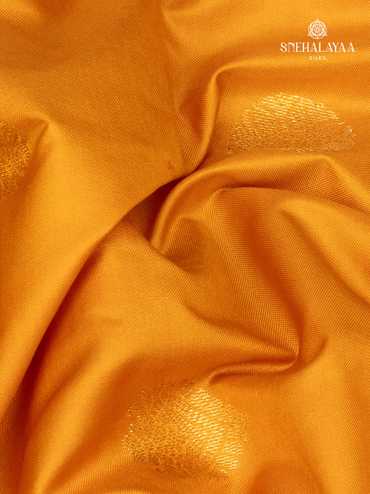 Yellow Gadwal Silk Saree