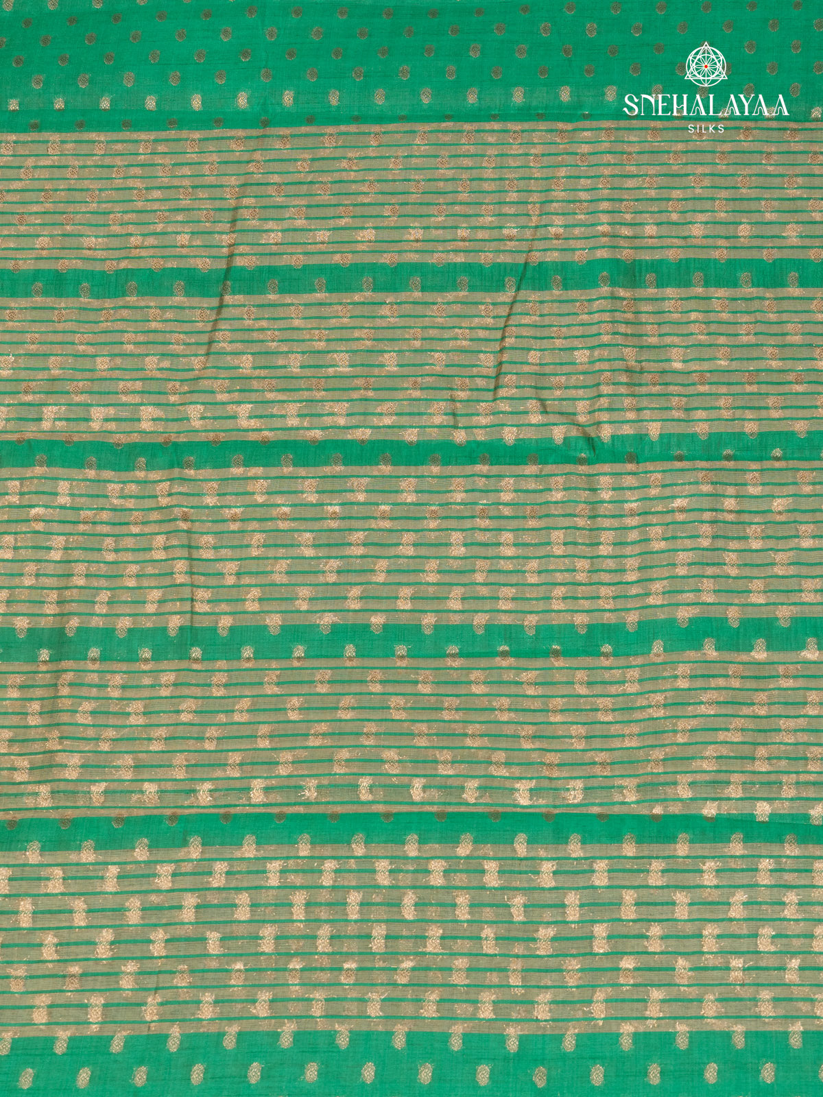 Emerald Green Raw Silk Saree