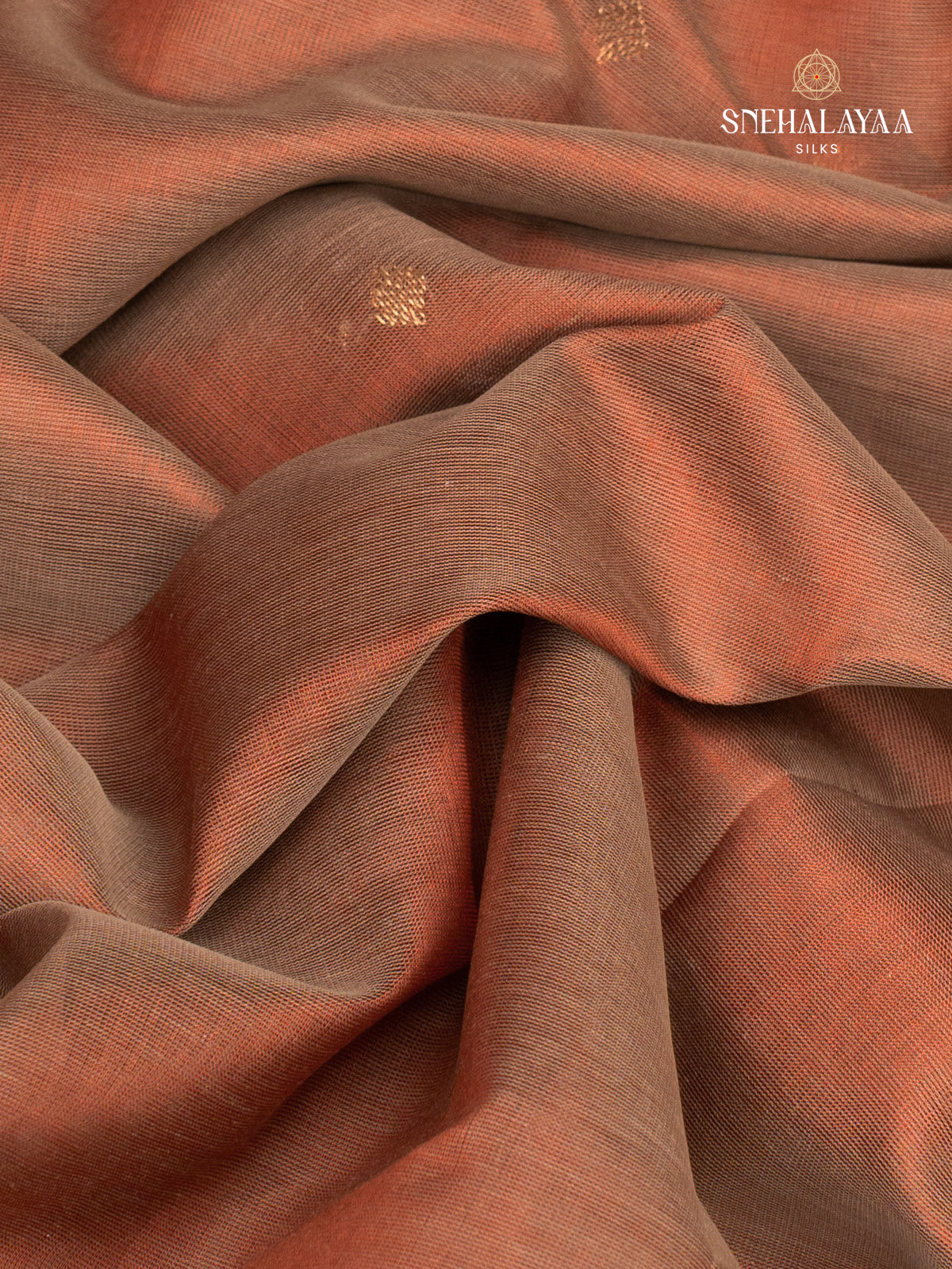 Light Brown Kanchi Silk Cotton Saree