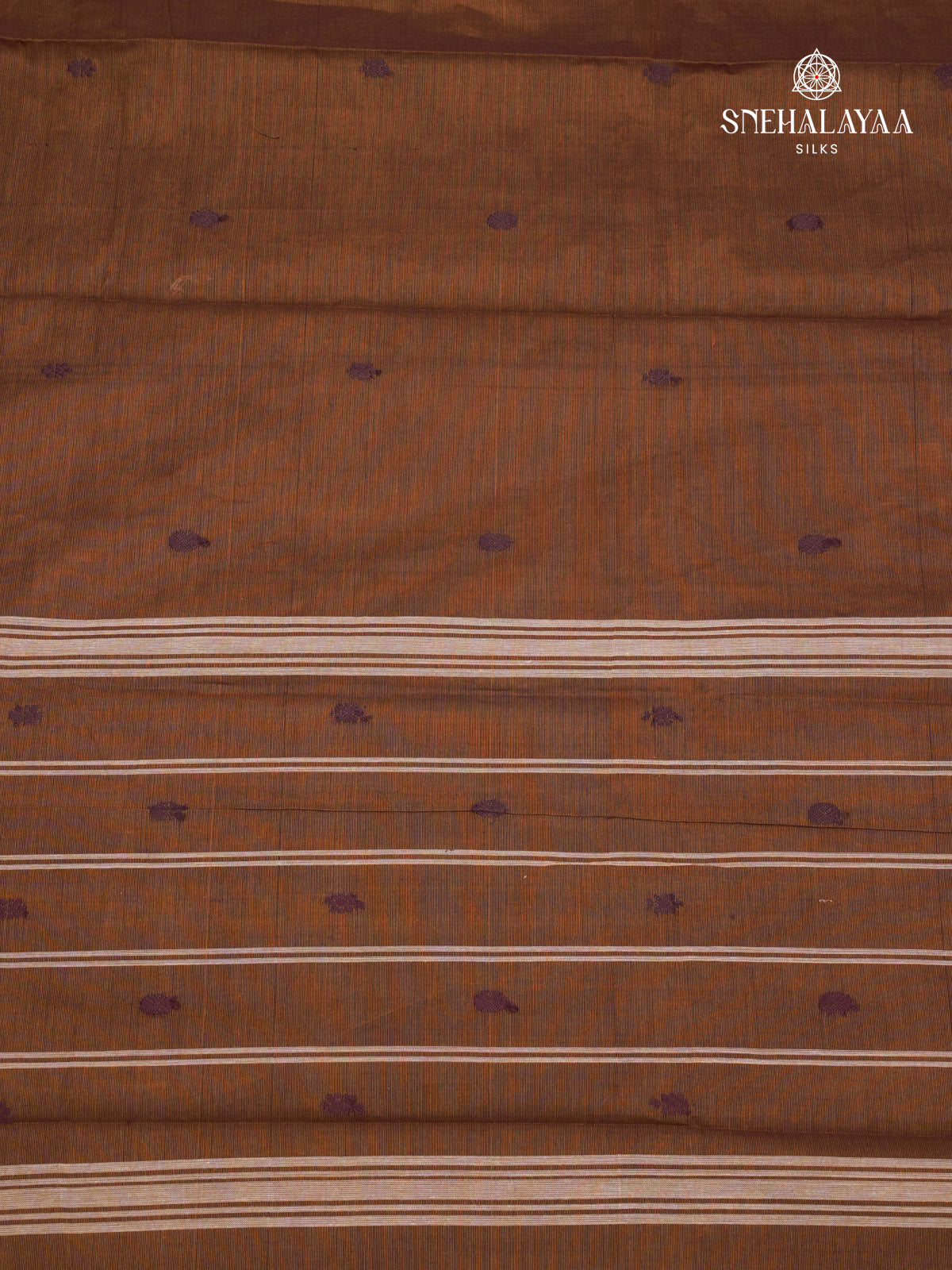 Brown Chettinad Cotton Saree