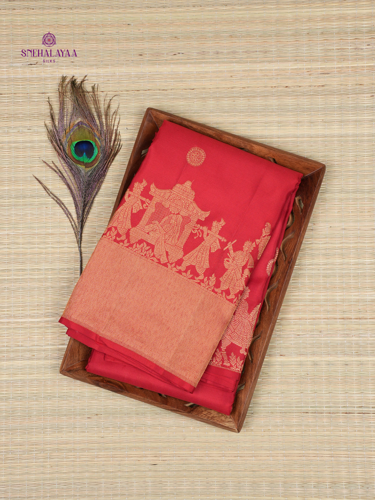 Red Kanjivaram Silk Saree