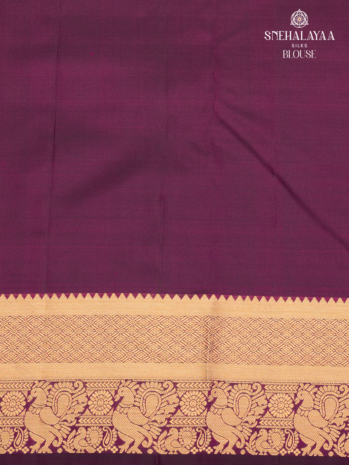 Maroon Kanjivaram Silk Saree