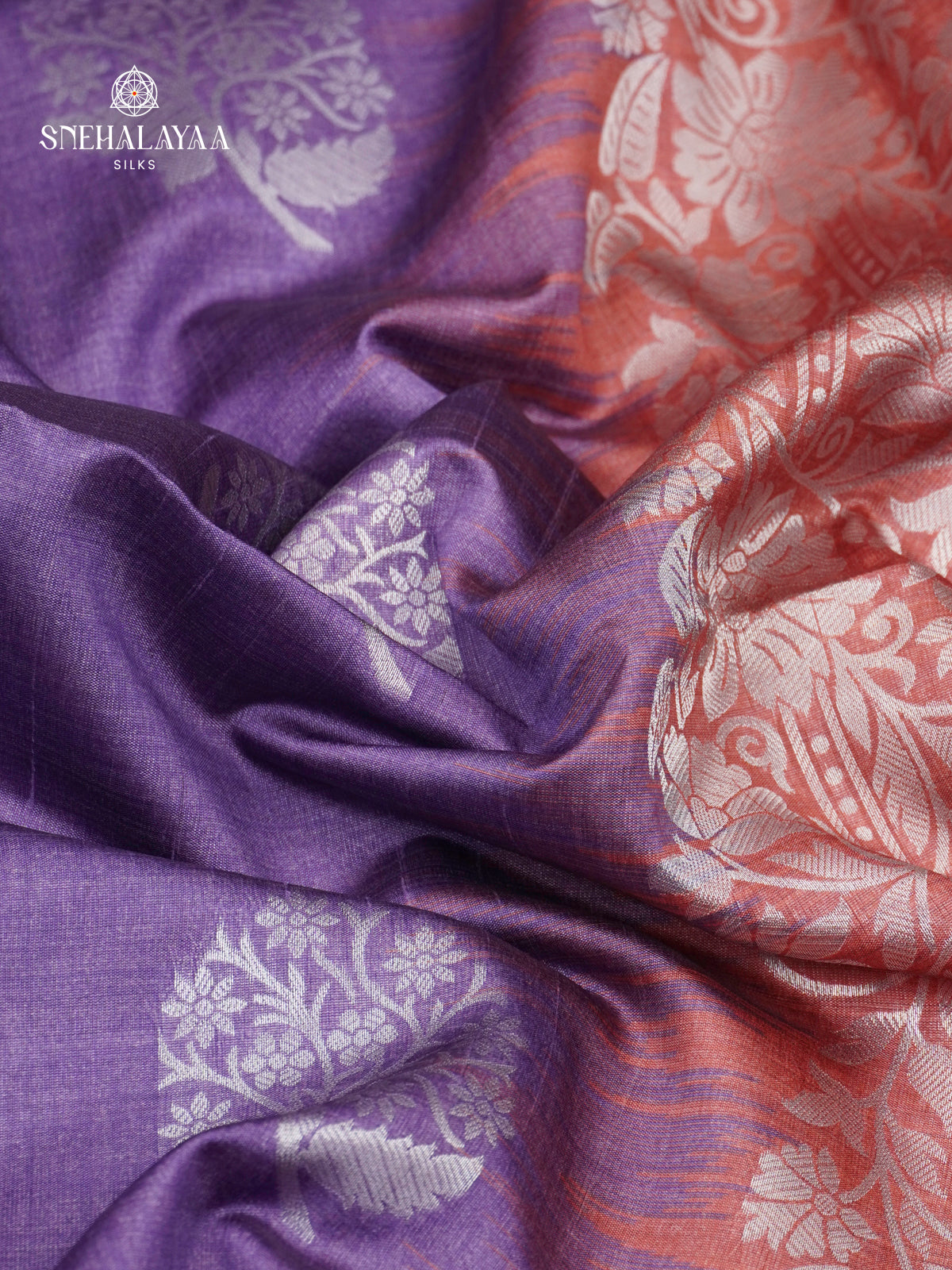 Purple Jute Saree