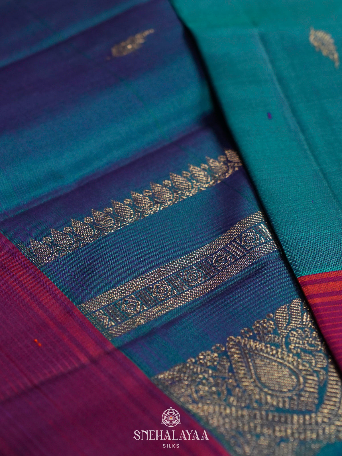 Blue Kanjivaram Silk Saree