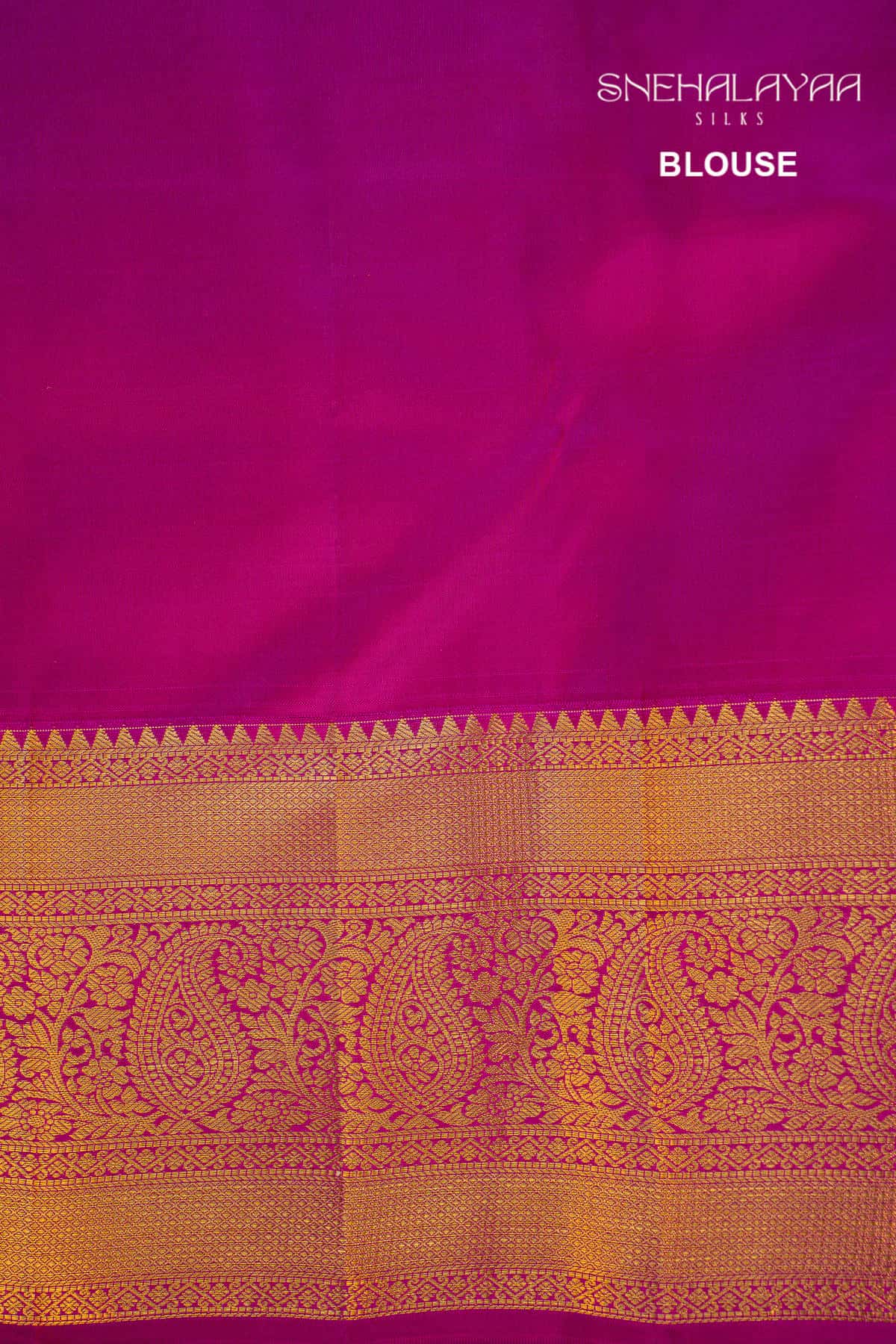 Purple Kancheevaram Silk Saree