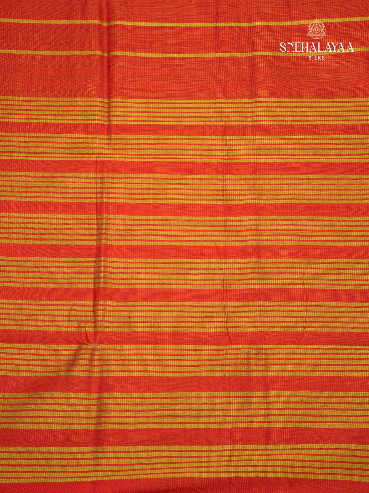 Orange Mangalagiri Silk Cotton Saree