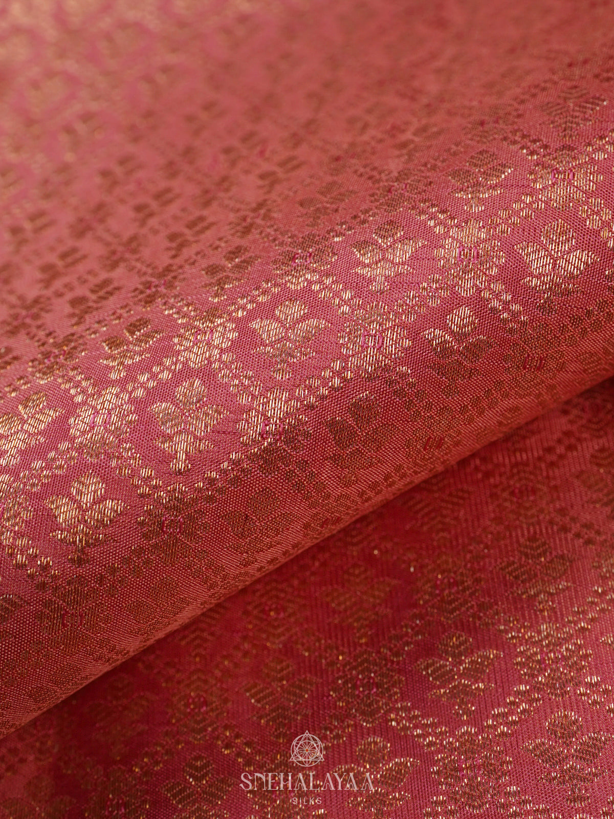 Pale Pink Kanjivaram Silk Saree