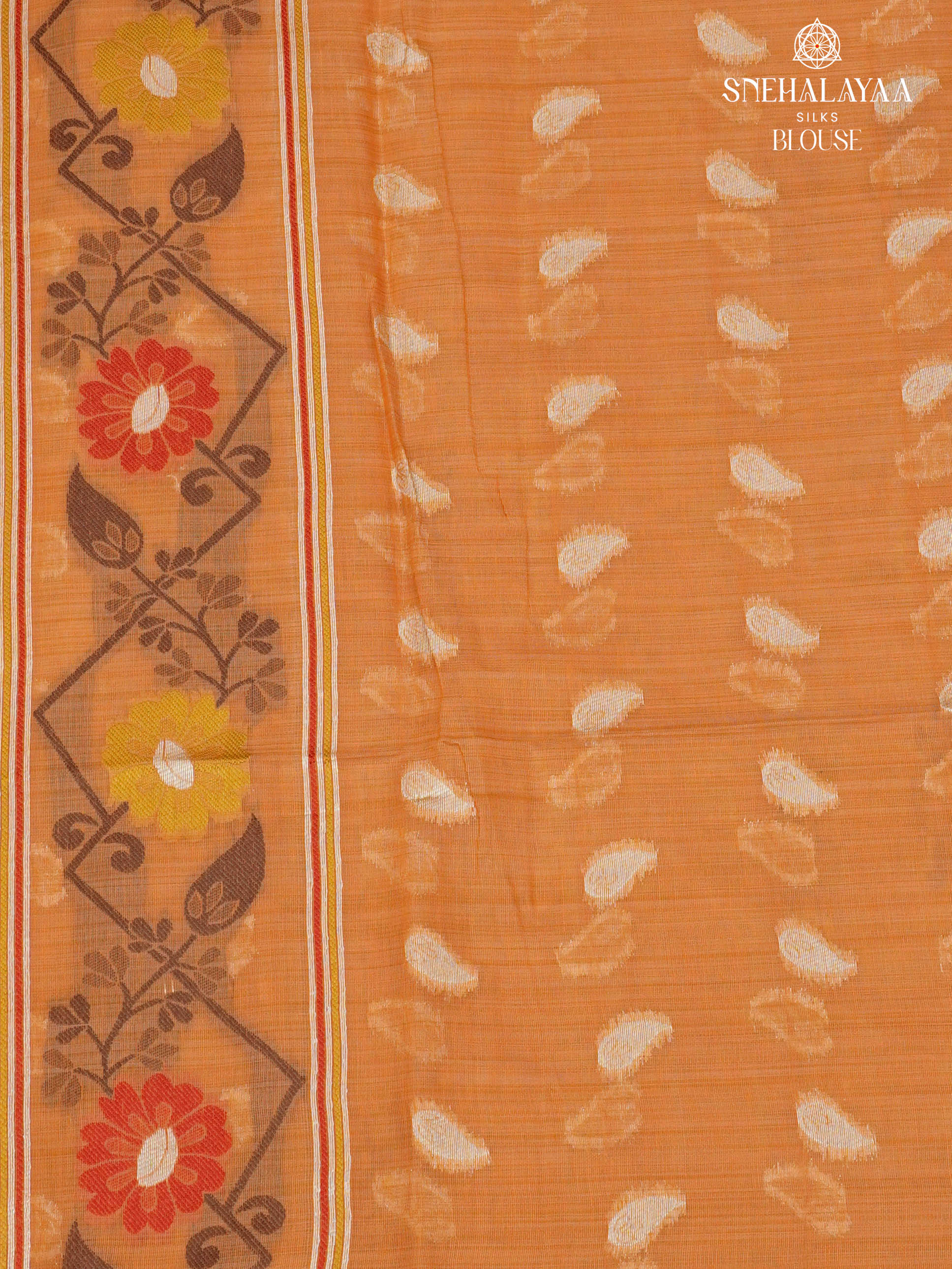 Pastel Yellow Munga Cotton Saree