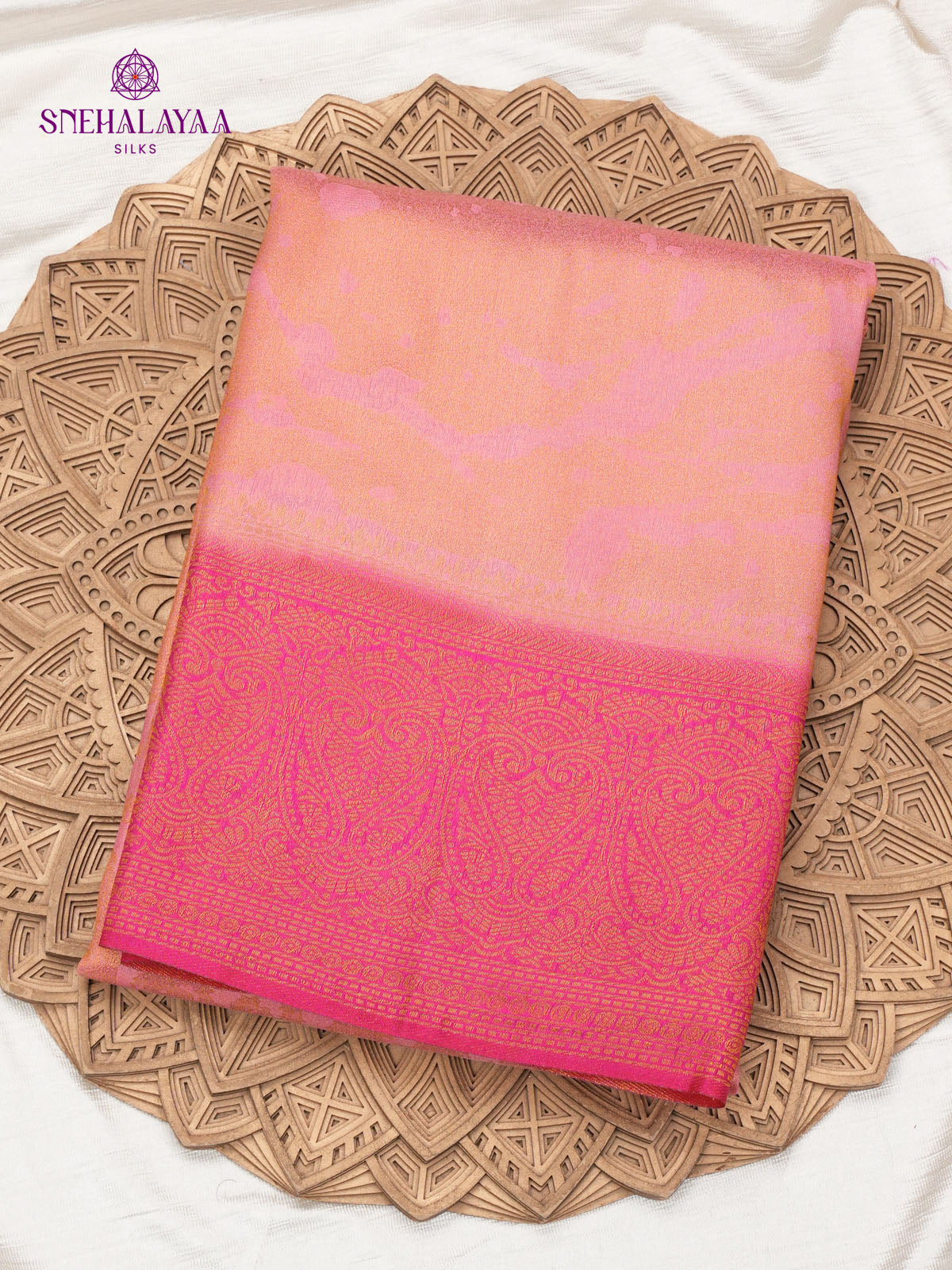 Rani Pink Soft Silk Saree