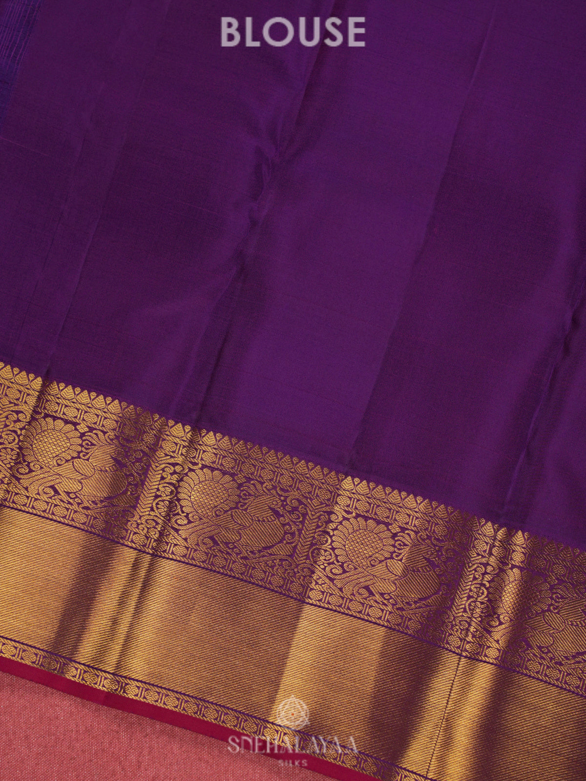 Orange Kanjivaram Silk Saree
