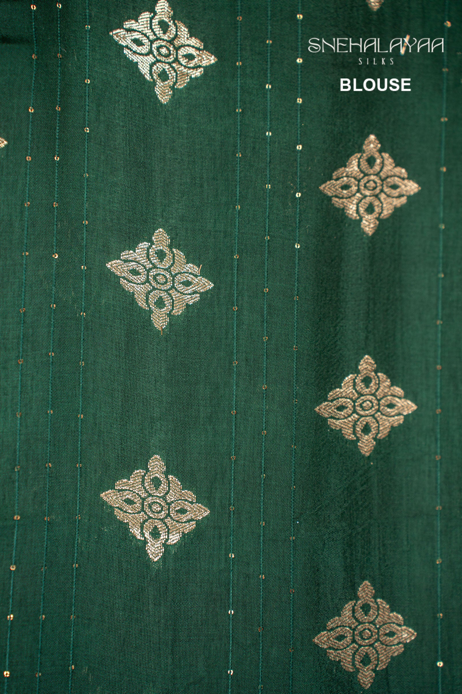 Maroon Chinon Silk Saree