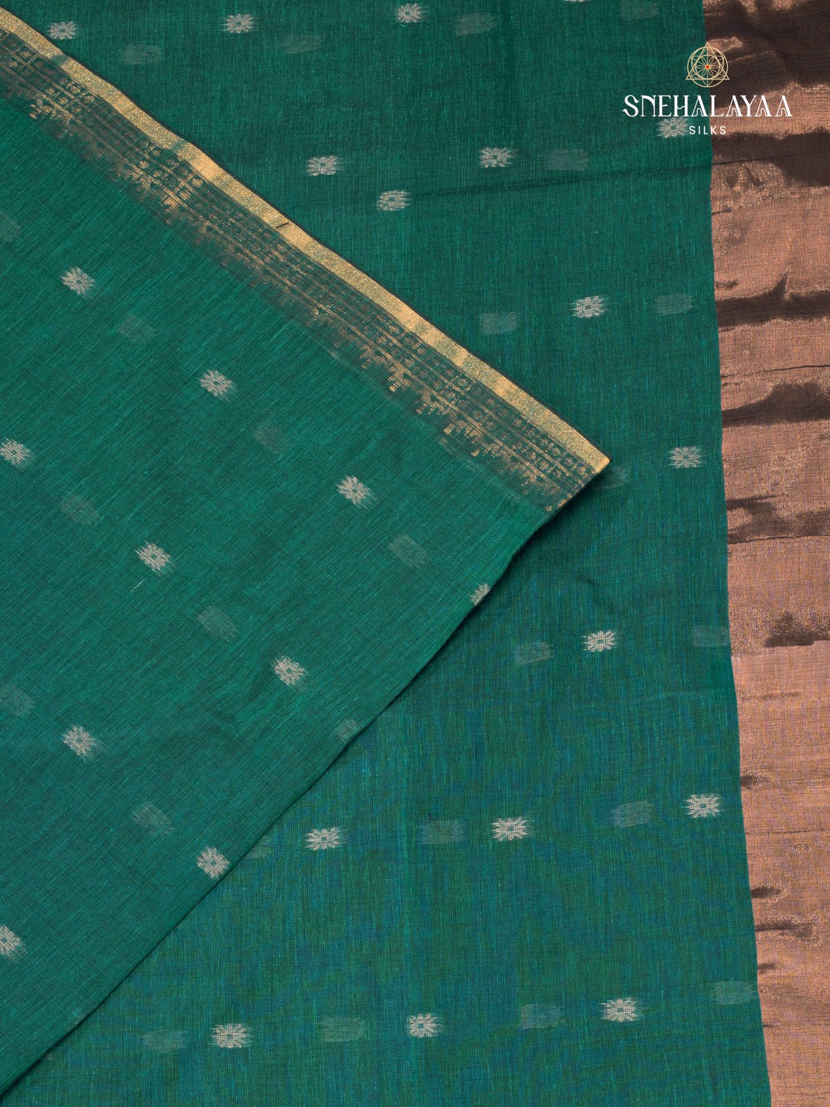 Green Sambalpuri Cotton Saree