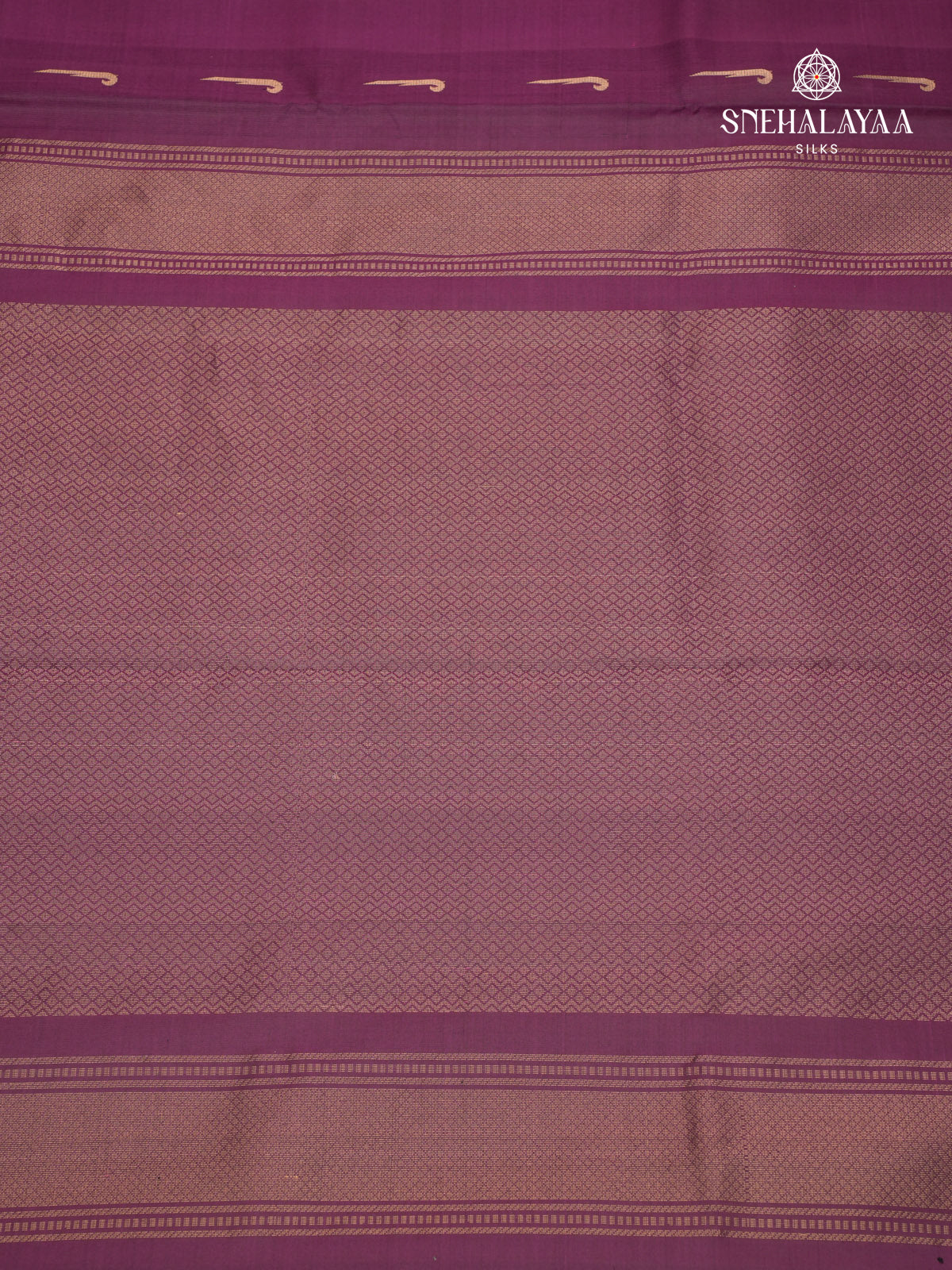 Purple Kanjivaram Soft Silk Saree