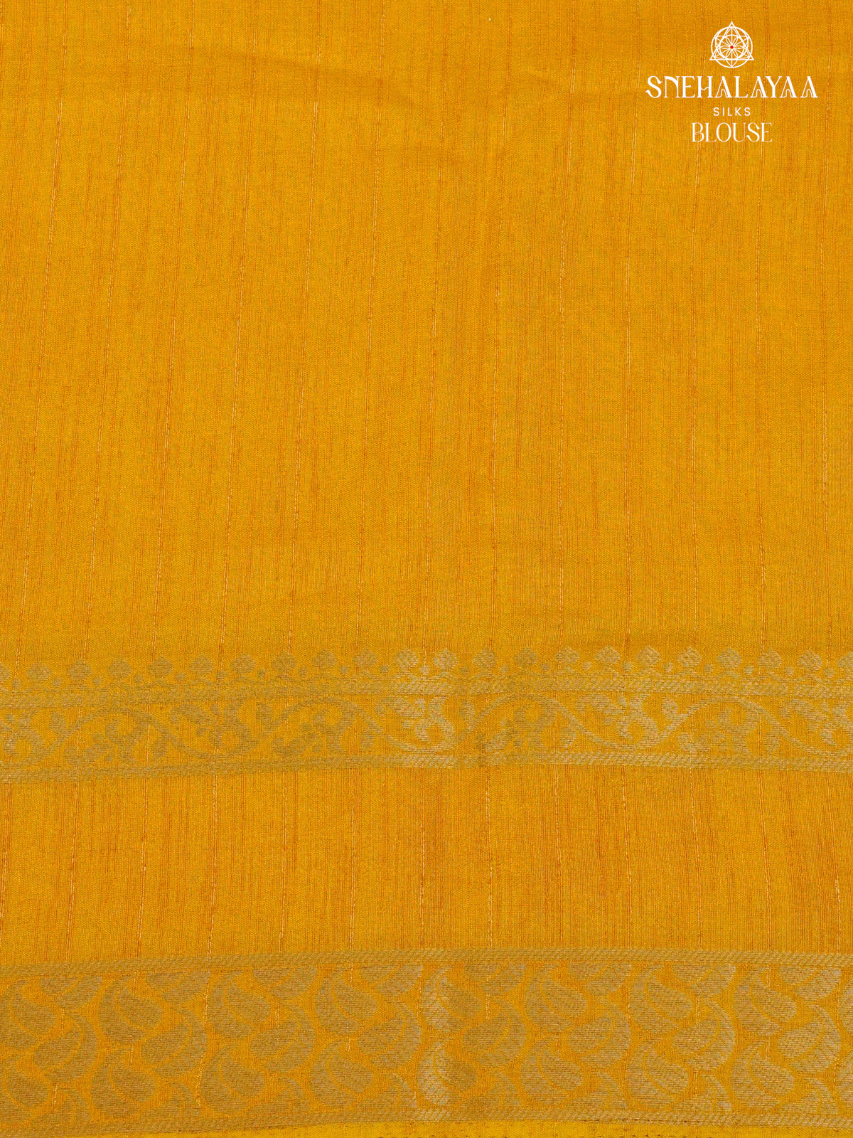 Mango Yellow Dola Silk Saree