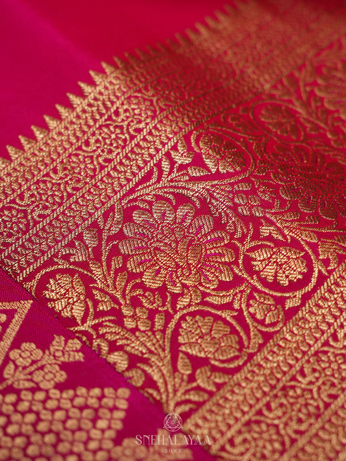Pink Kanjivaram Silk Saree