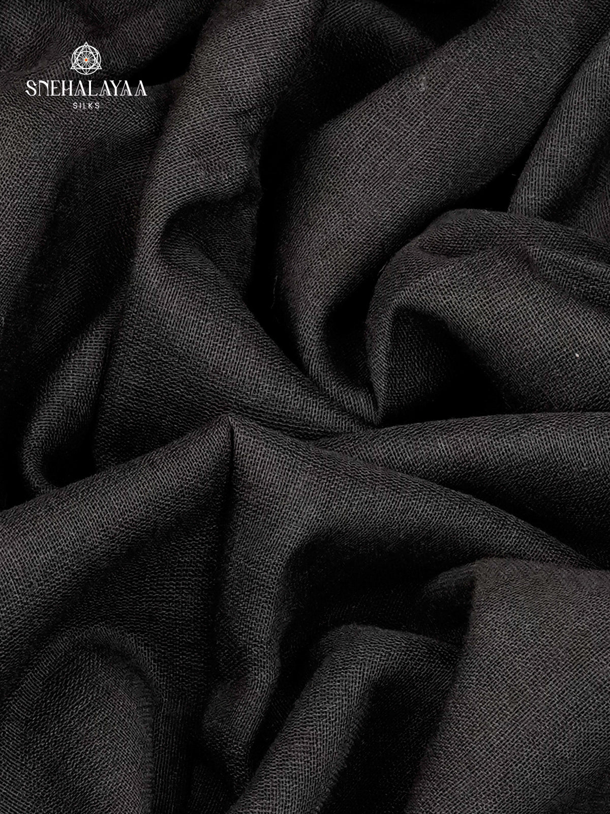 Black Sambalpuri Cotton Saree