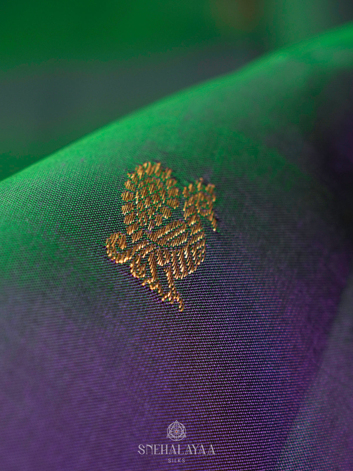 Emerald Green Kanjivaram Silk Saree