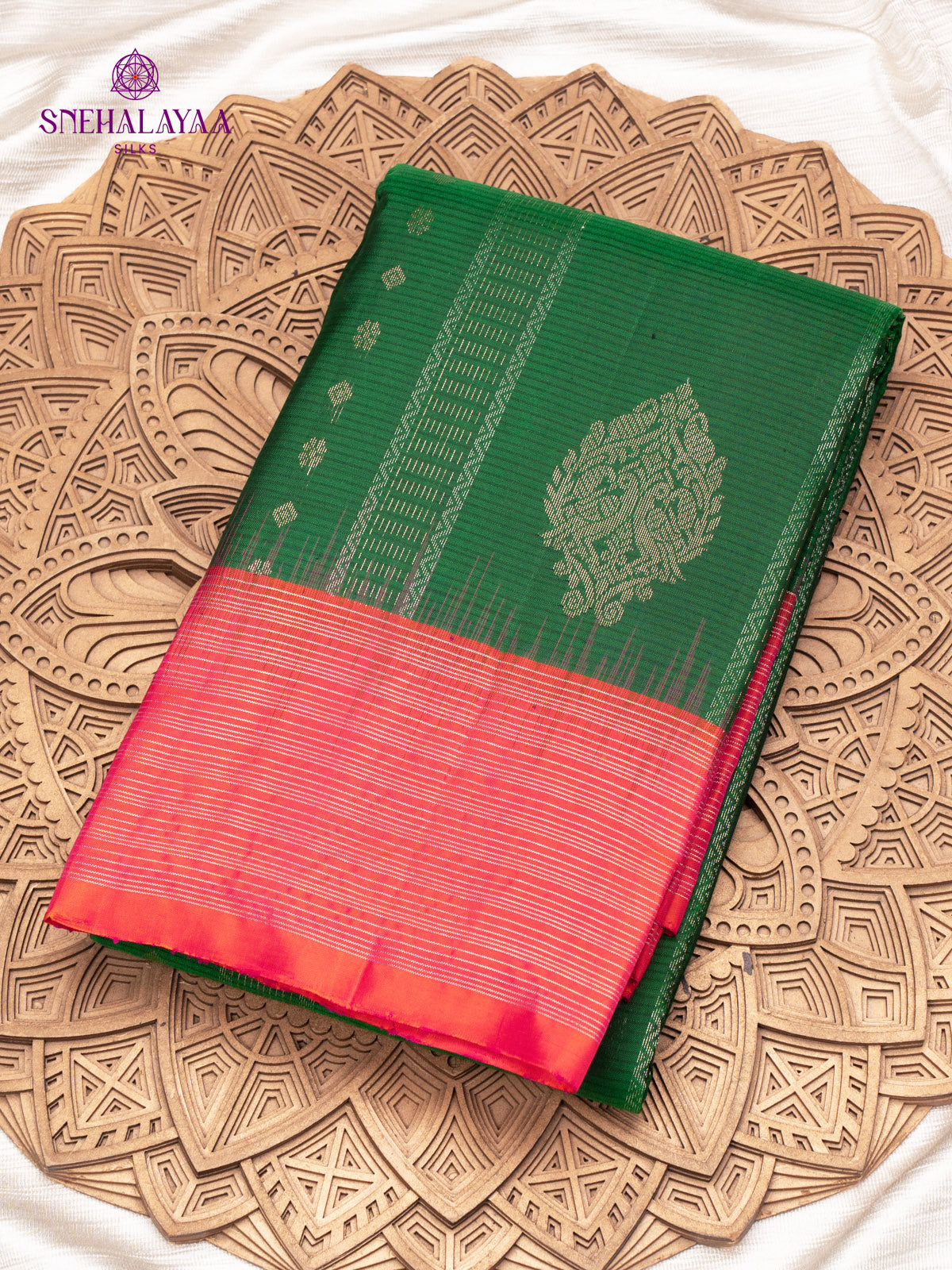 Green Kanjivaram Silk Saree