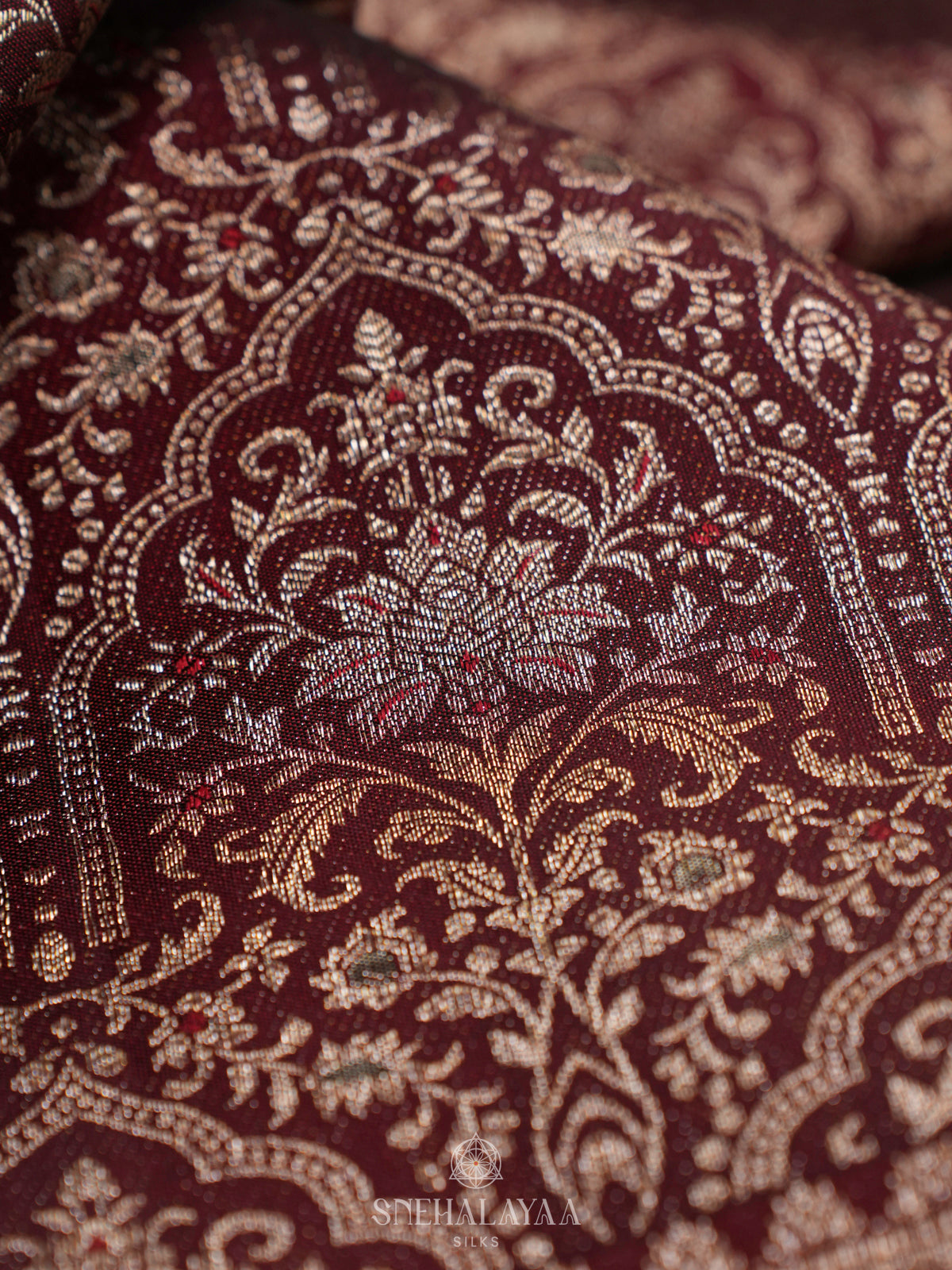 Brown Kanjivaram Silk Saree