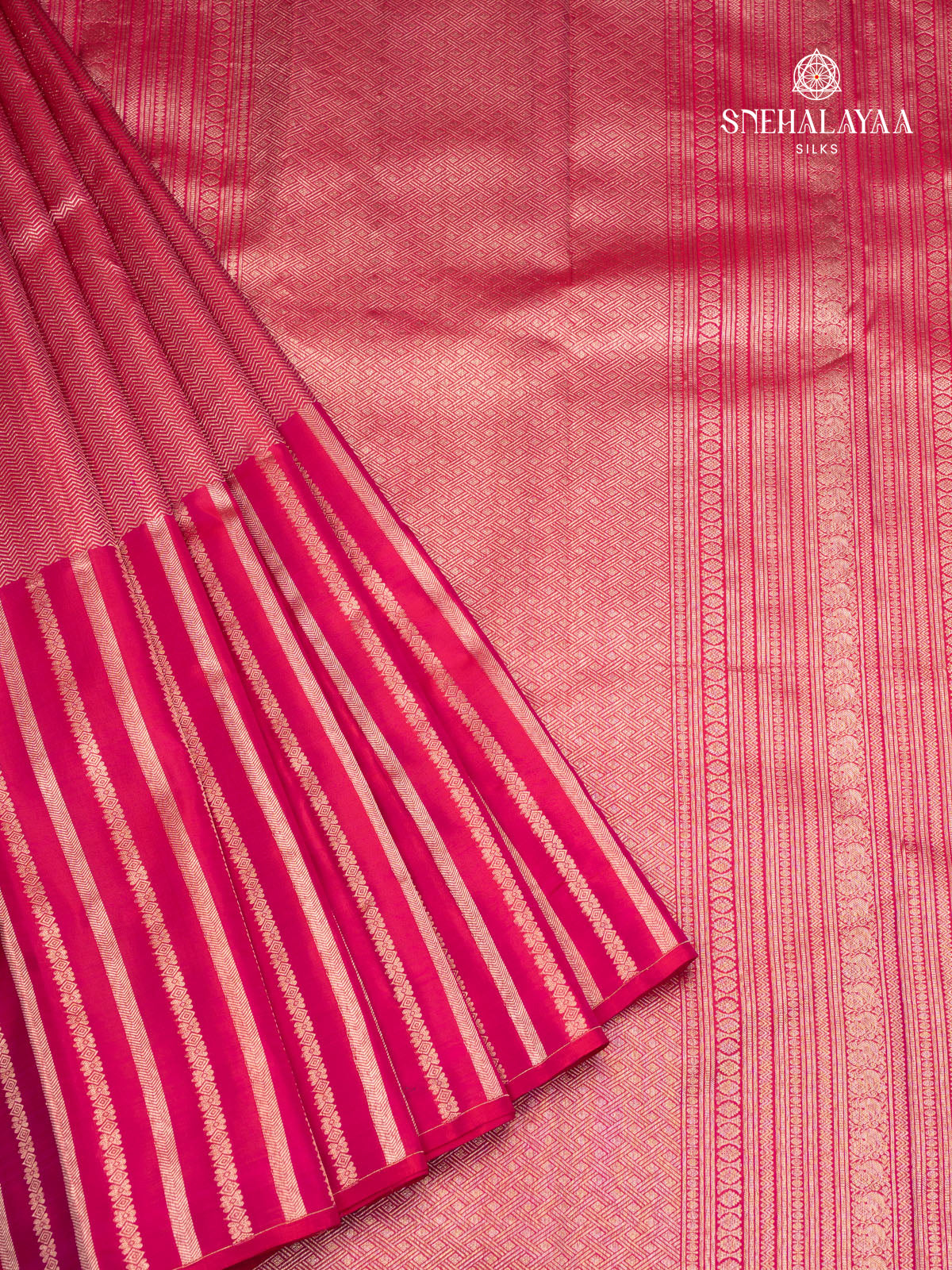 Pink Kanjivaram Silk Saree