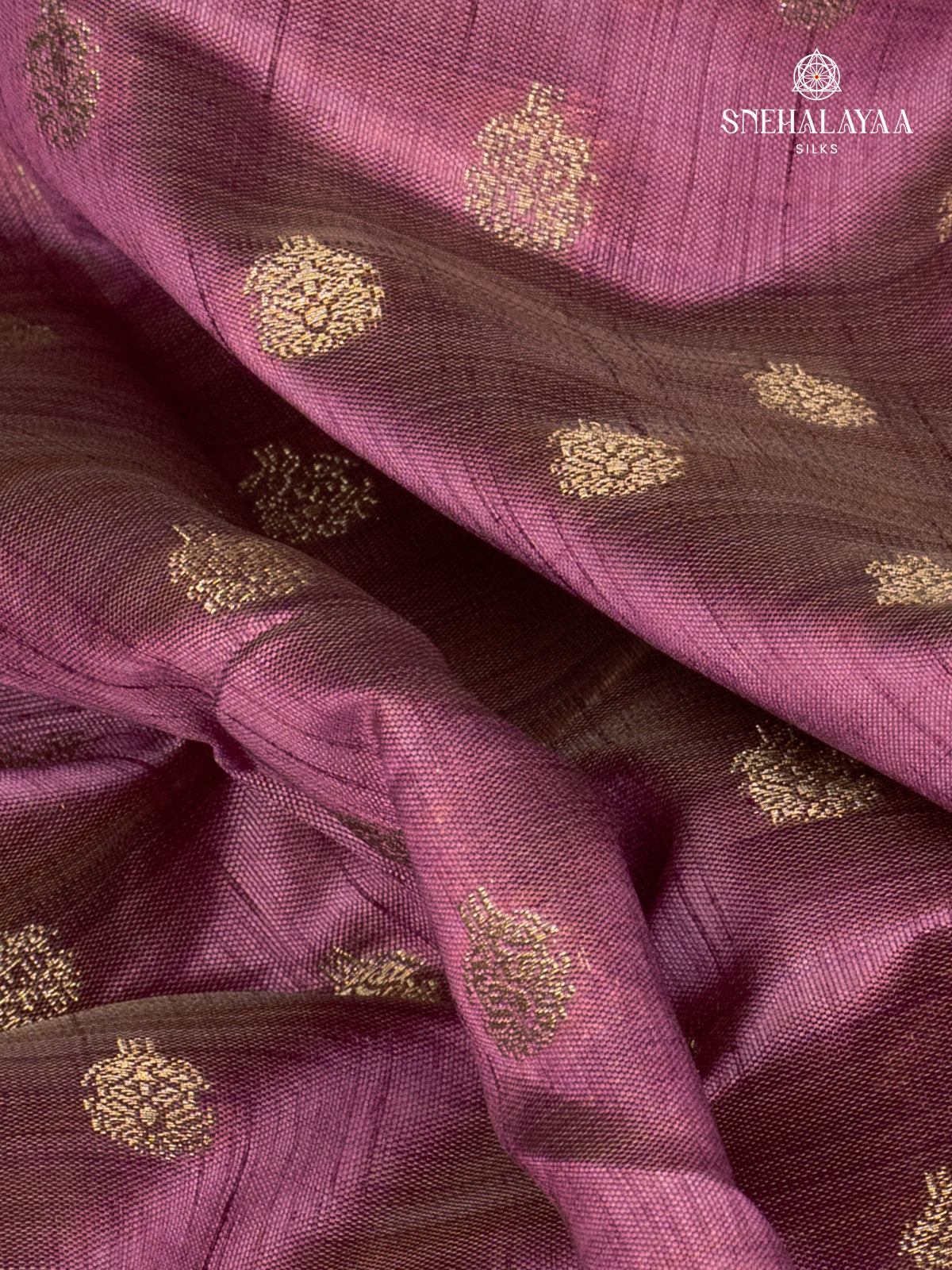 Rich Plum Raw Silk Saree