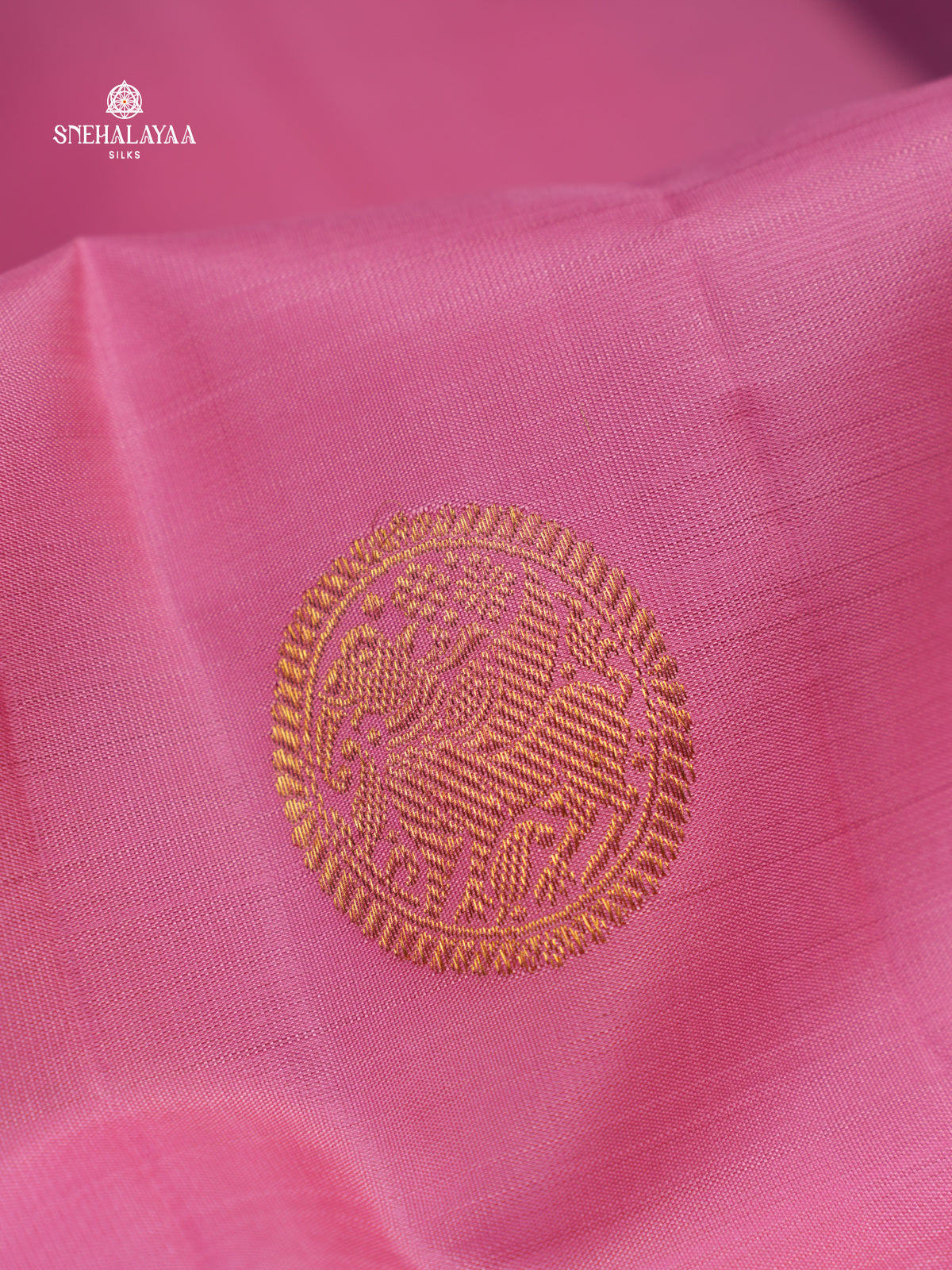 Pink Kanjivaram Silk Saree