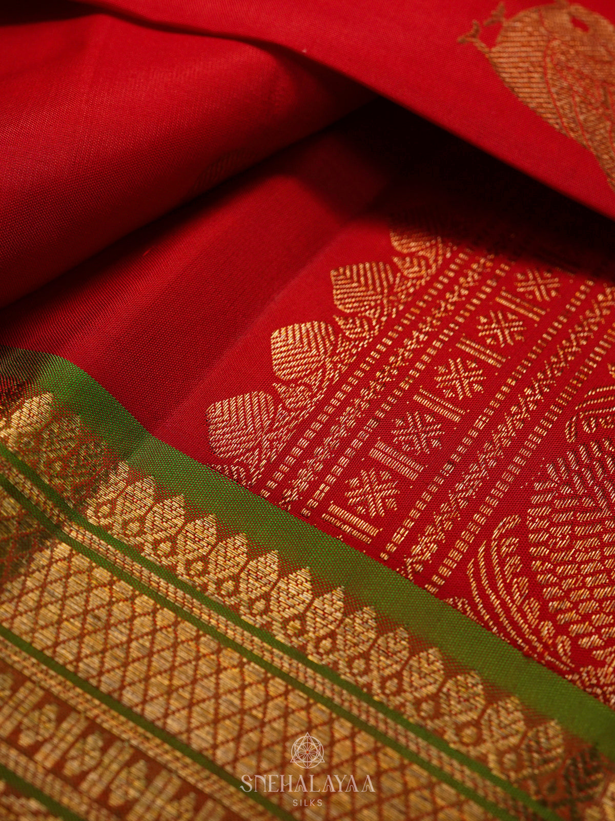 Red Kanjivaram Silk Saree