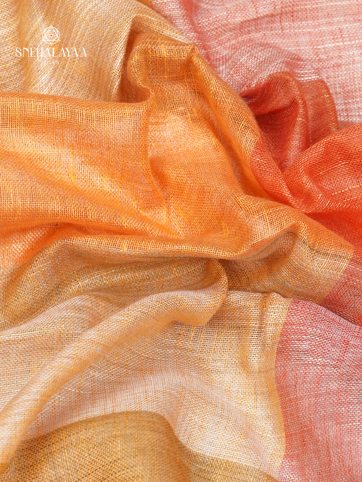 Multicolour Linen Saree