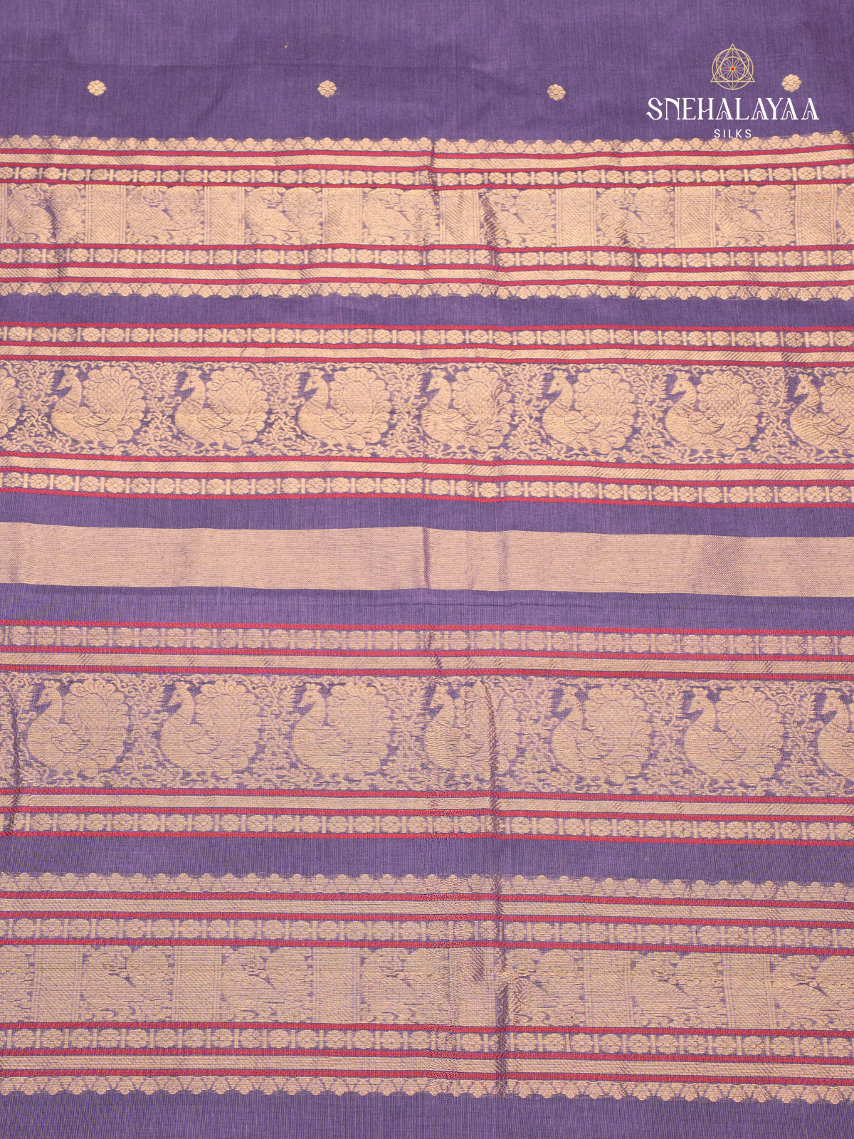 Purple Kanchi Cotton Saree