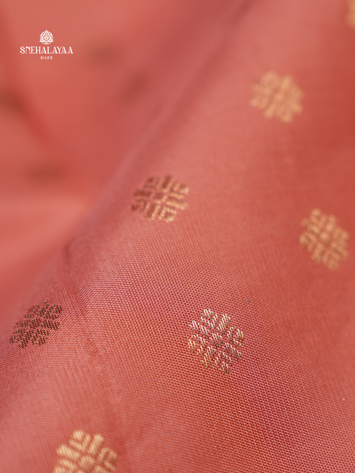 Peach Kanjivaram Silk Saree