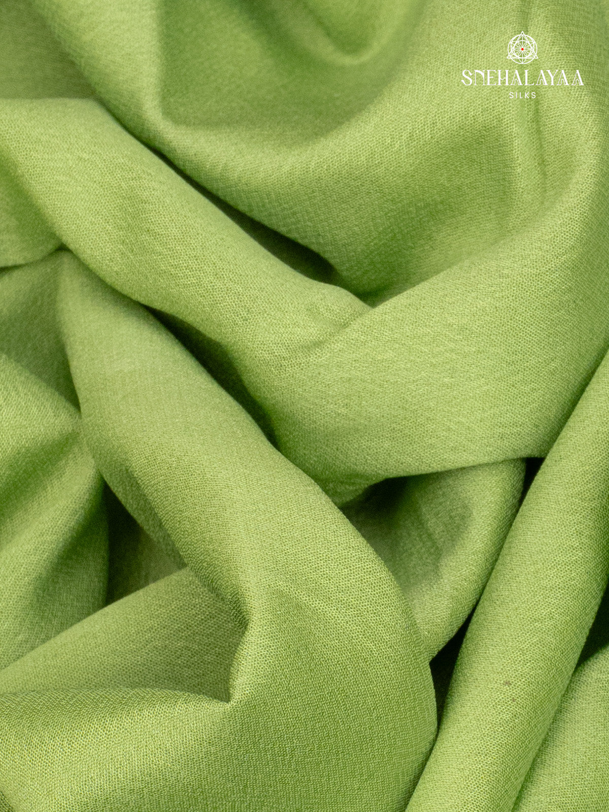Pista Green Mysore Silk Saree
